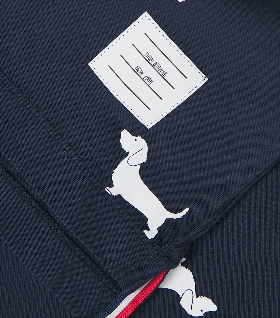 Thom Browne Kids Cotton Dog T-Shirt (2-12 Years) Navy Image 3