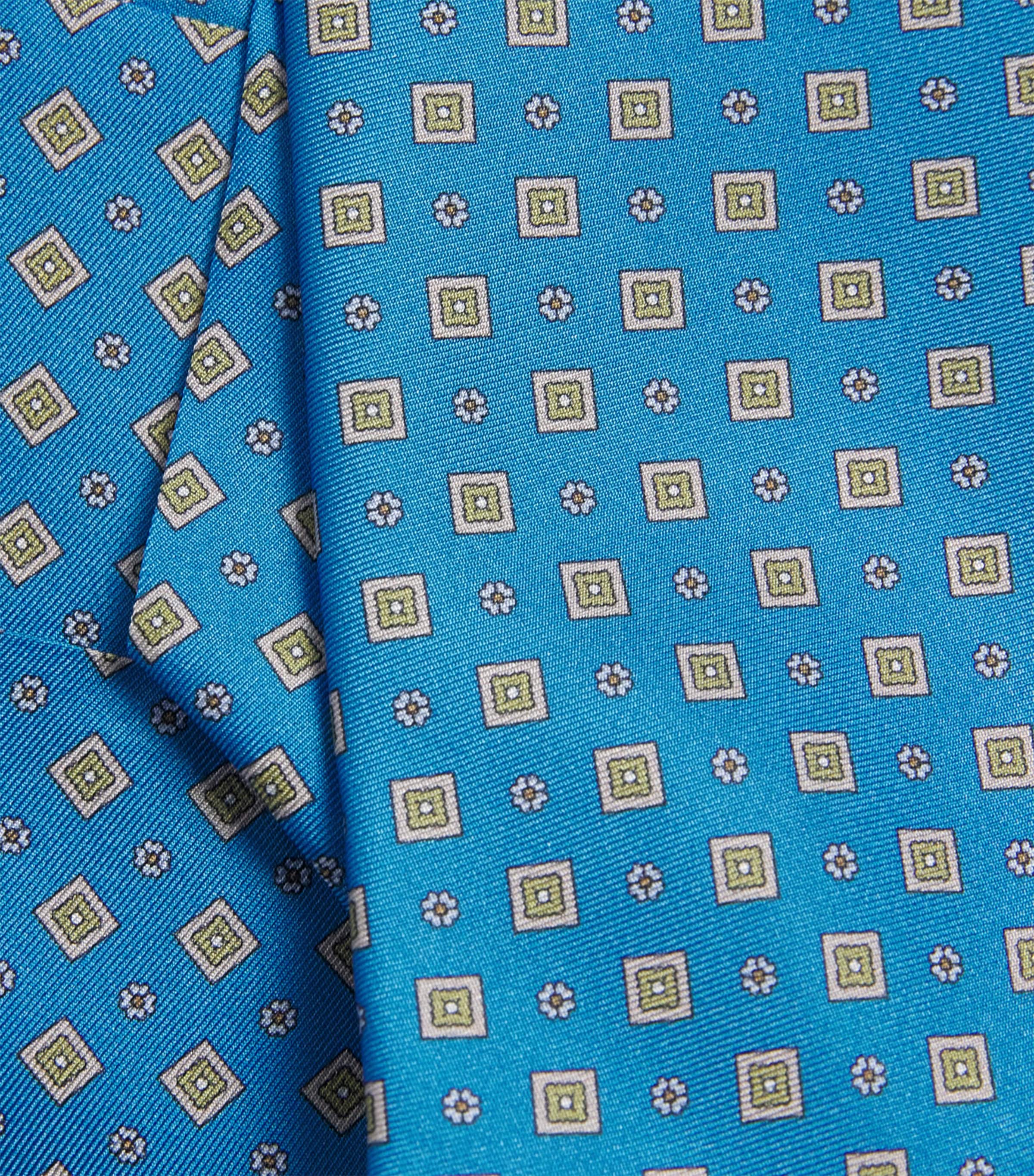 Eton Silk Jacquard Tie Blue Image 3