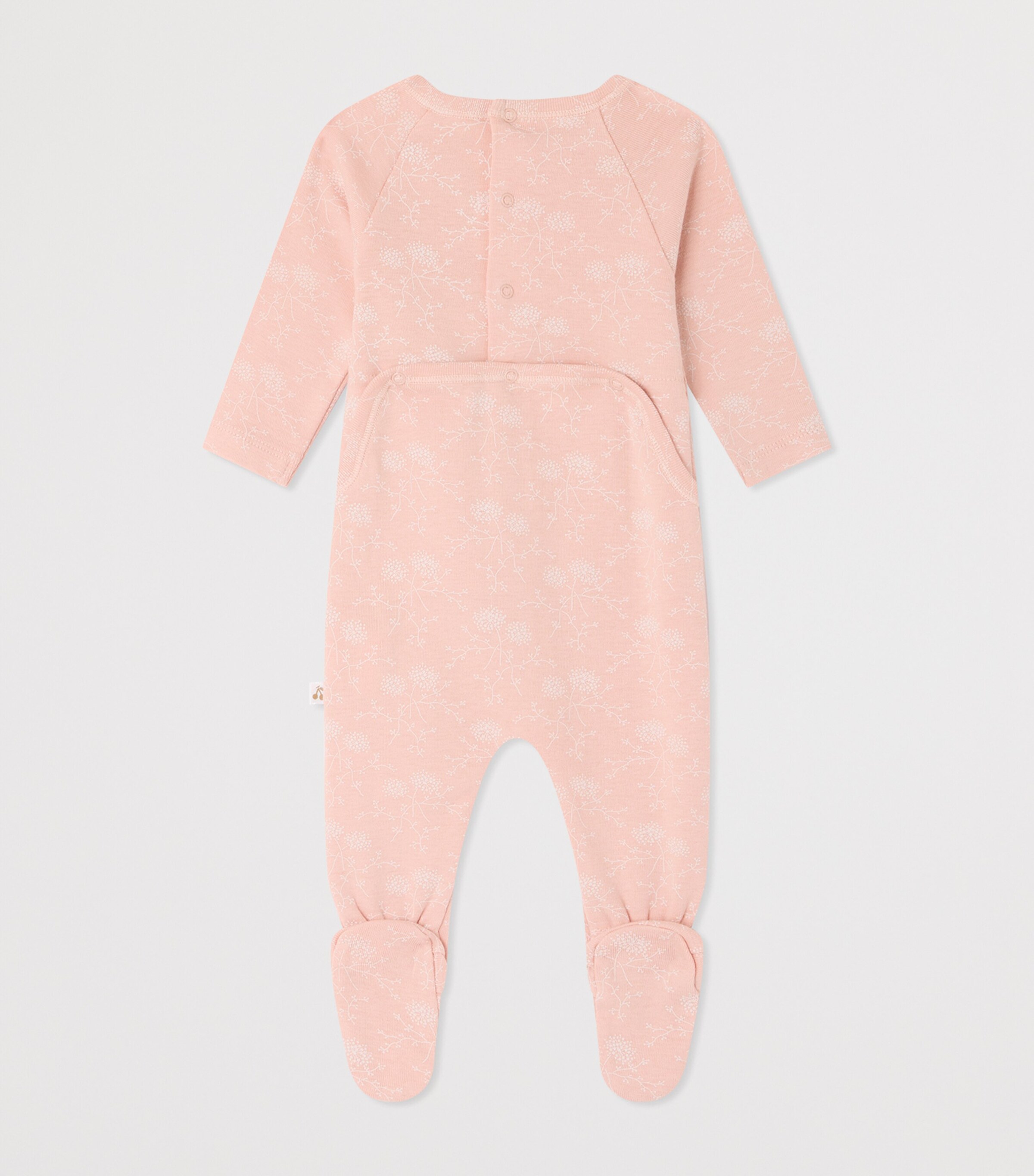 Bonpoint Cotton Floral All-In-One (1-18 Months) Fl Rose Poudre Image 2