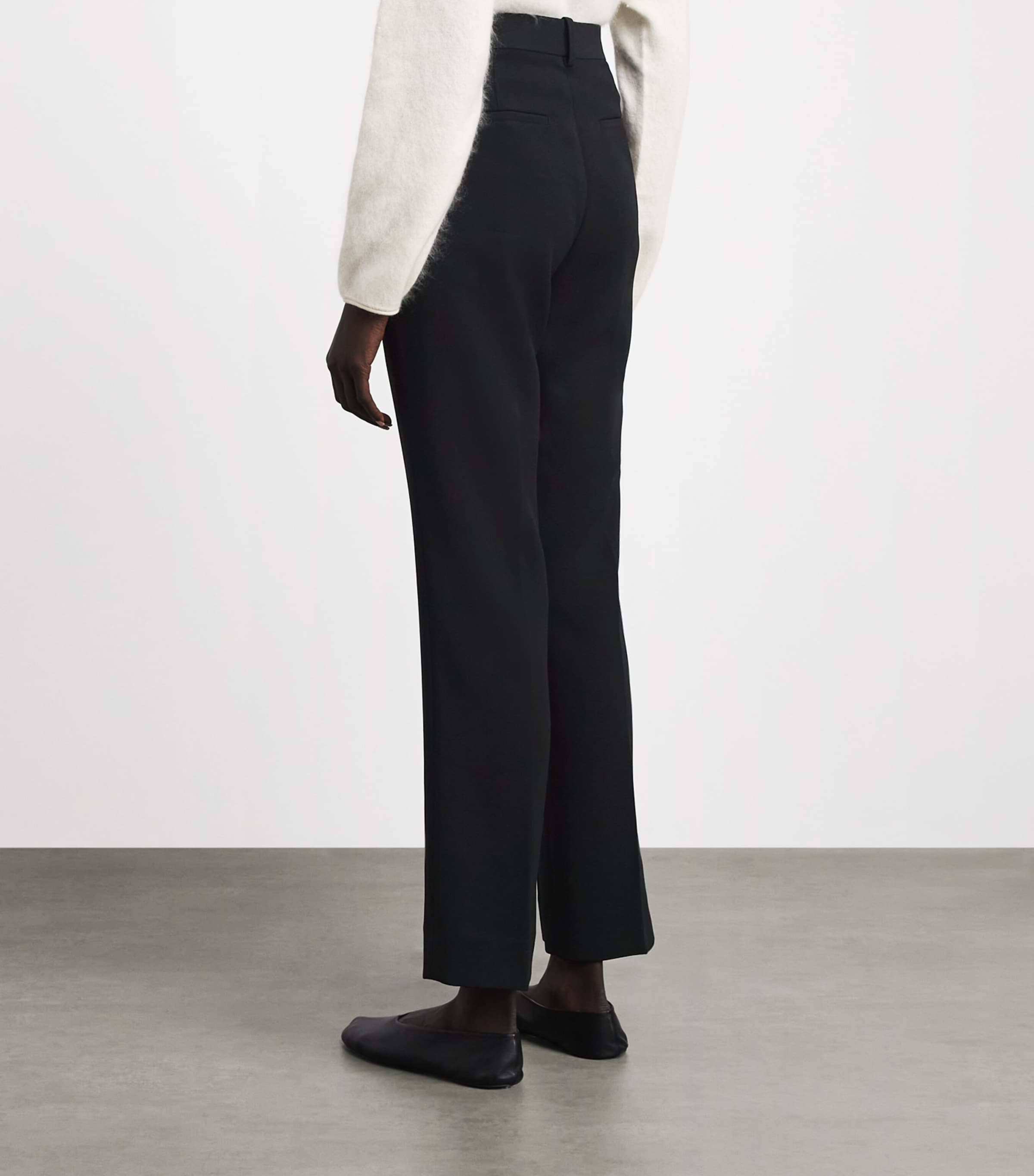 Theory Womens Straight Marcee Trousers Black Image 5