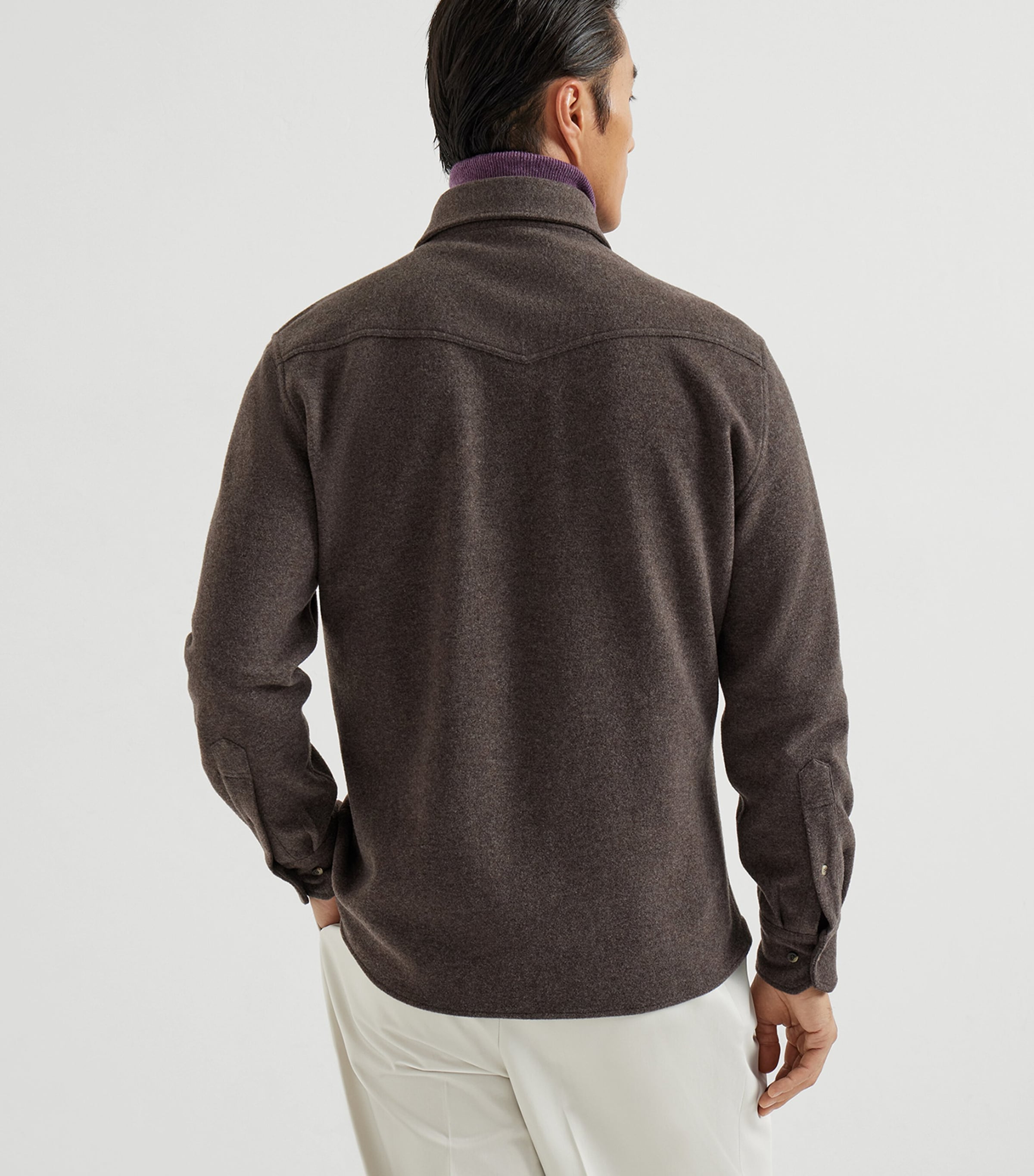 Virgin Wool Overshirt C2559 Image 6