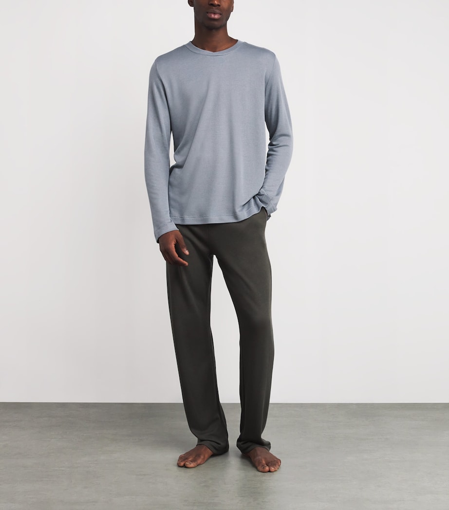 Modal-Wool Woolen Comfort Long-Sleeve T-Shirt 2680 CLIFF GREY Image 2