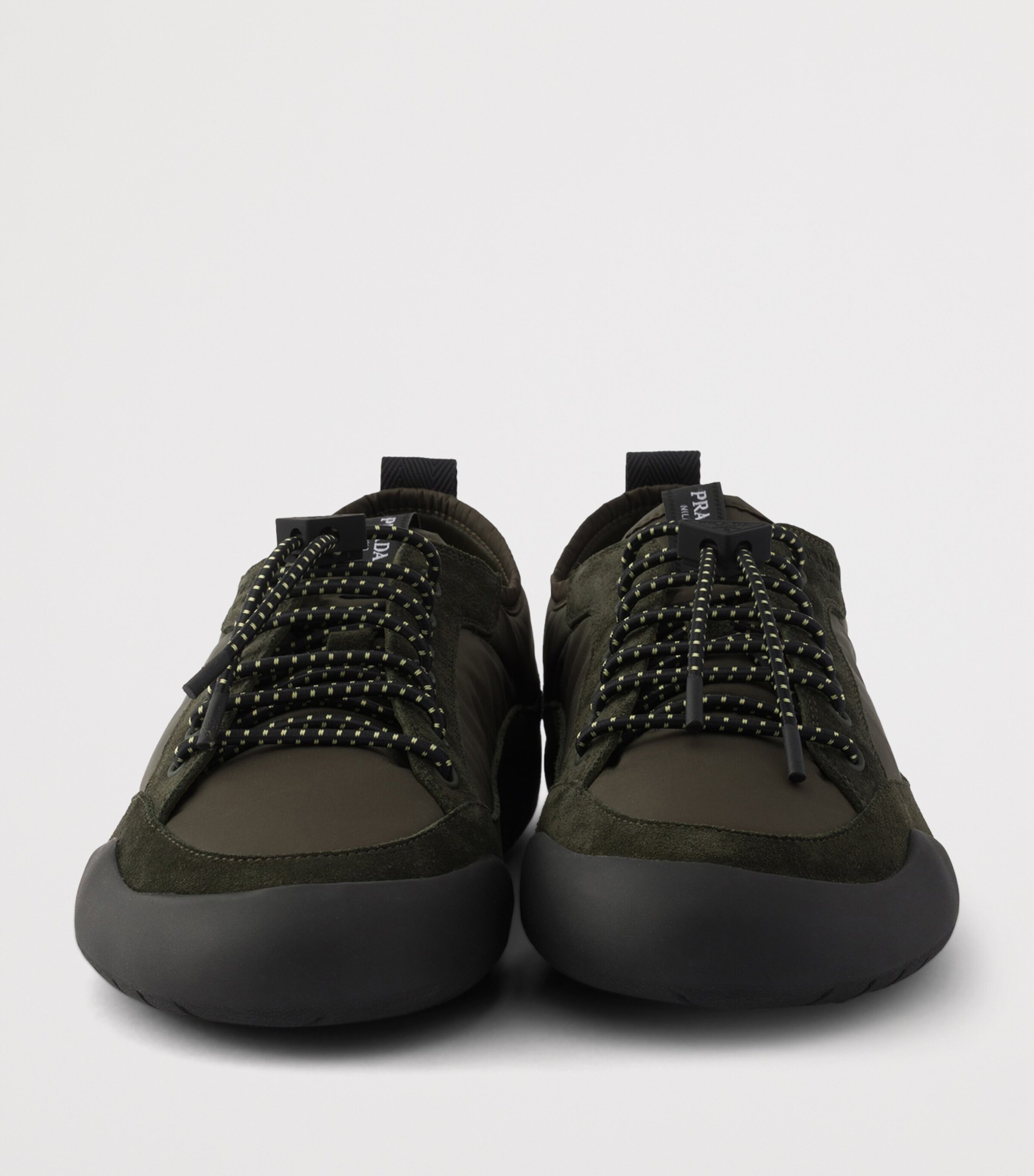 Prada Re-Nylon-Suede Speedrock Sneakers Green Image 5