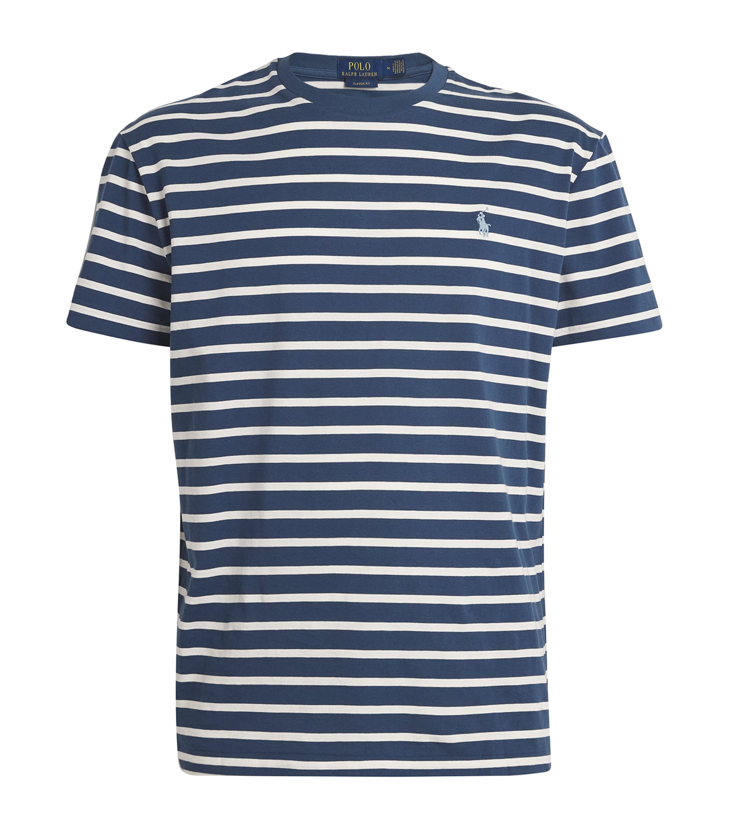 Shop Polo Ralph Lauren Classic-fit Striped T-shirt In Navy