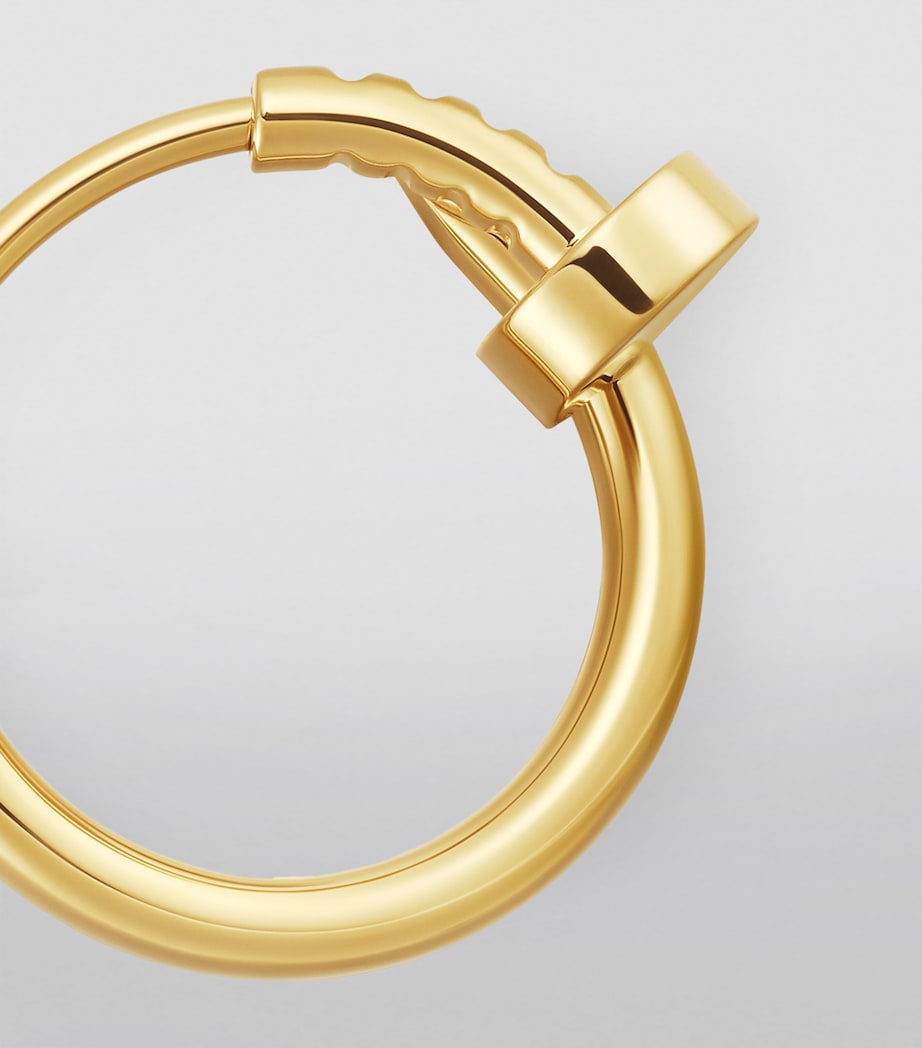 Juste un Clou Single Hoop Earring YELLOW GOLD Image 5