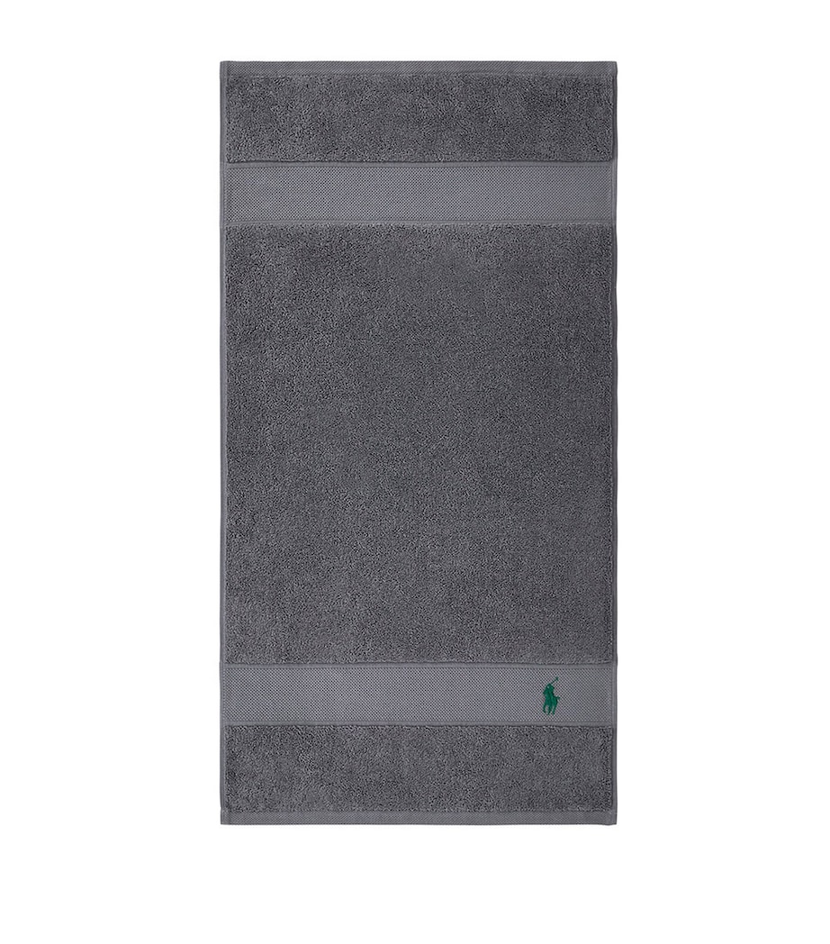 Polo Player Guest Towel (40cm x 75cm) BARCLAY HEATHER Image 2