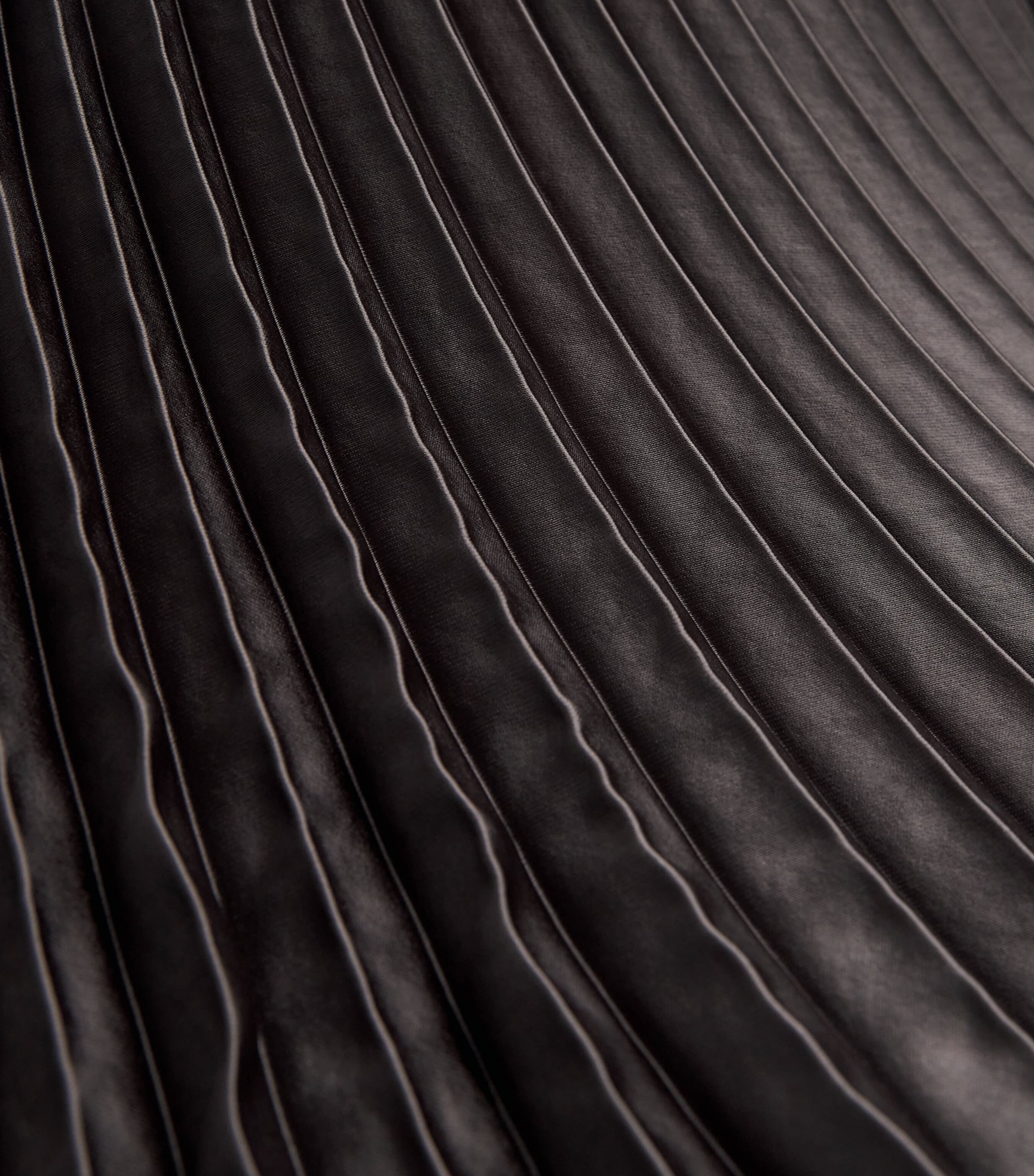 Pleated Hayes Midi Skirt COCOA Image 5