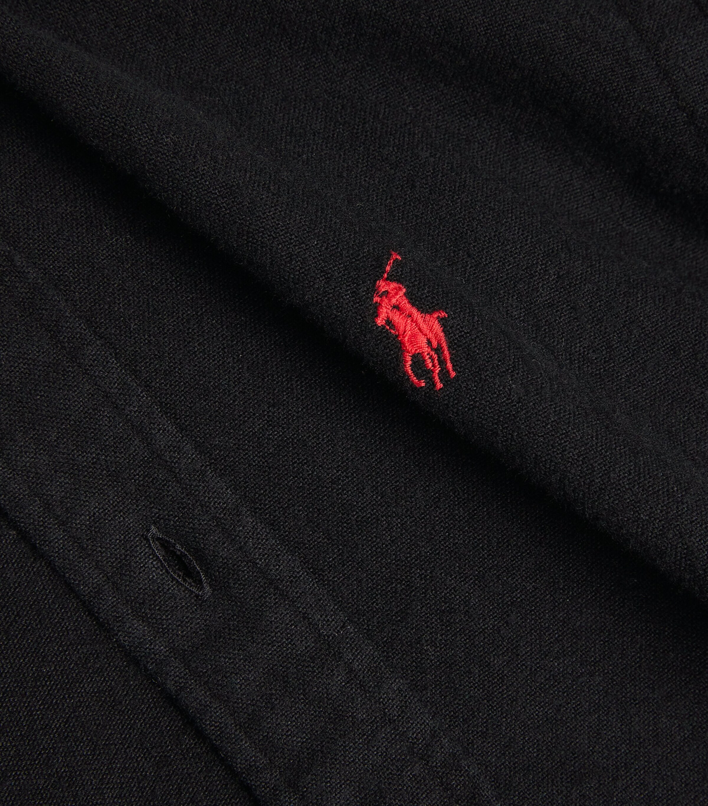 Polo Ralph Lauren Mens Cotton Logo Shirt Black Image 5