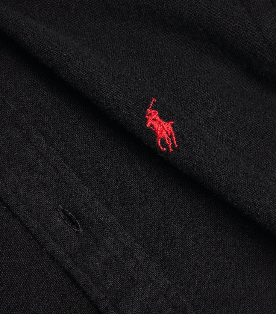 Cotton Logo Shirt BLACK Image 5