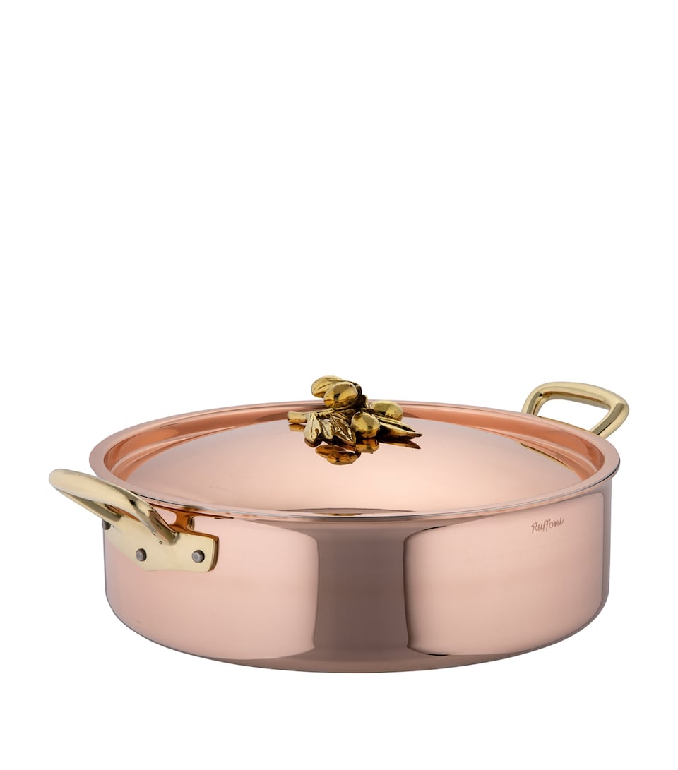 Ruffoni Copper Olivia Cupra Braiser with Lid (30cm) Copper