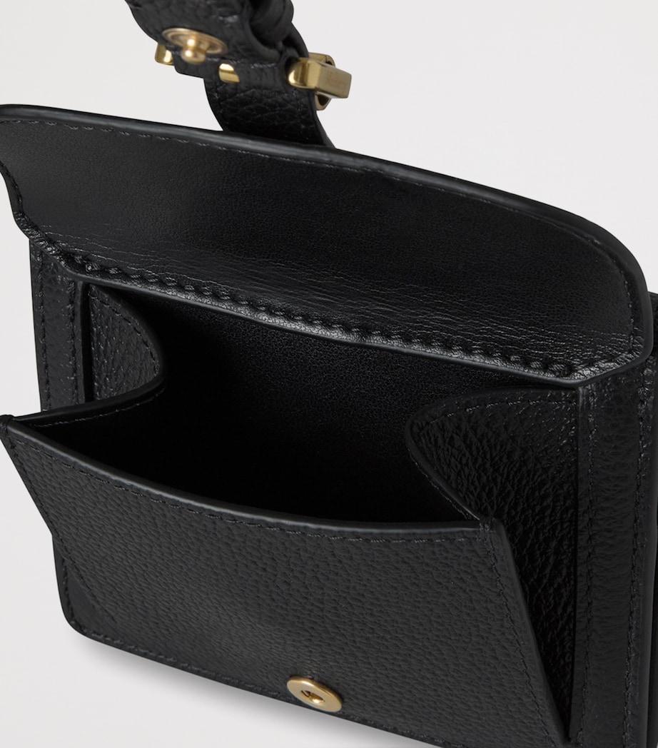 Leather Roxanne Wallet BLACK Image 3