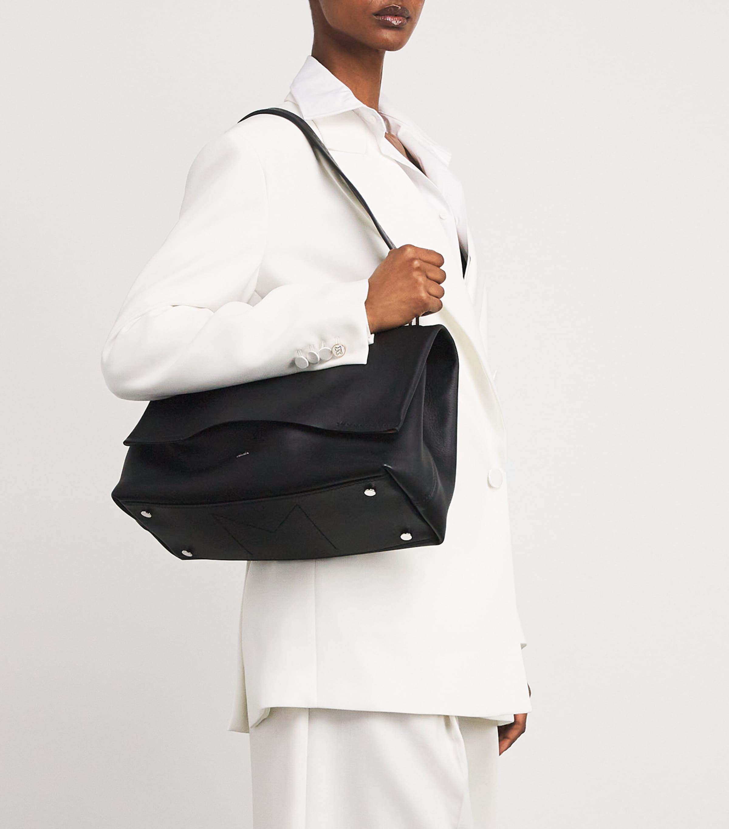 ハンドバッグ Max Mara ARCHETIPO7XSV2 - Archetipo extra small leather bag Extra-small leather Archetipo bag, black | 