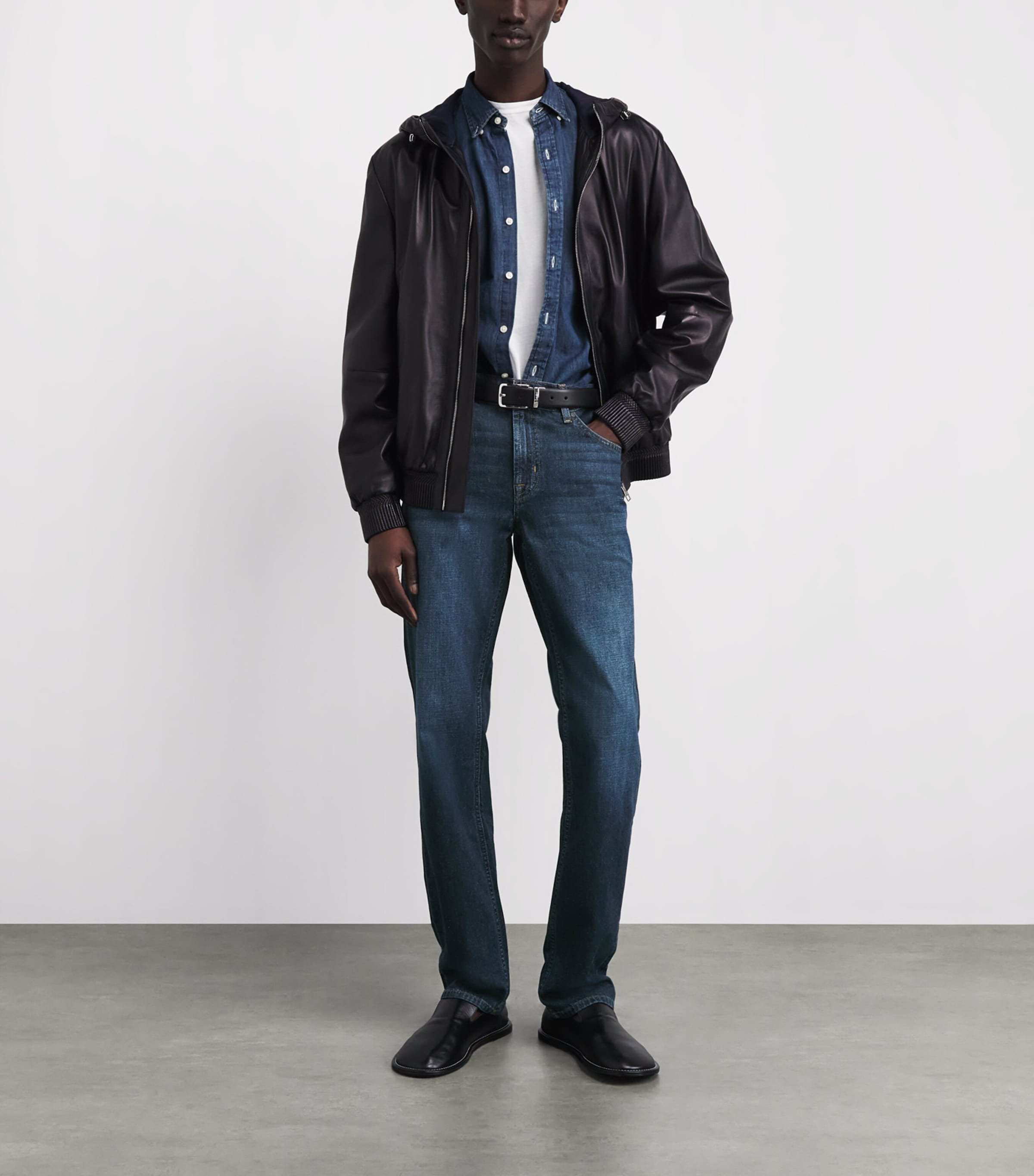 7 For All Mankind Mens The Straight Jeans Universe Image 2