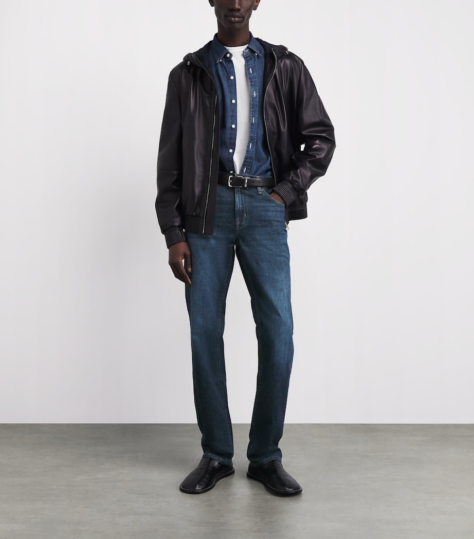 7 For All Mankind Mens The Straight Jeans Universe Image 2