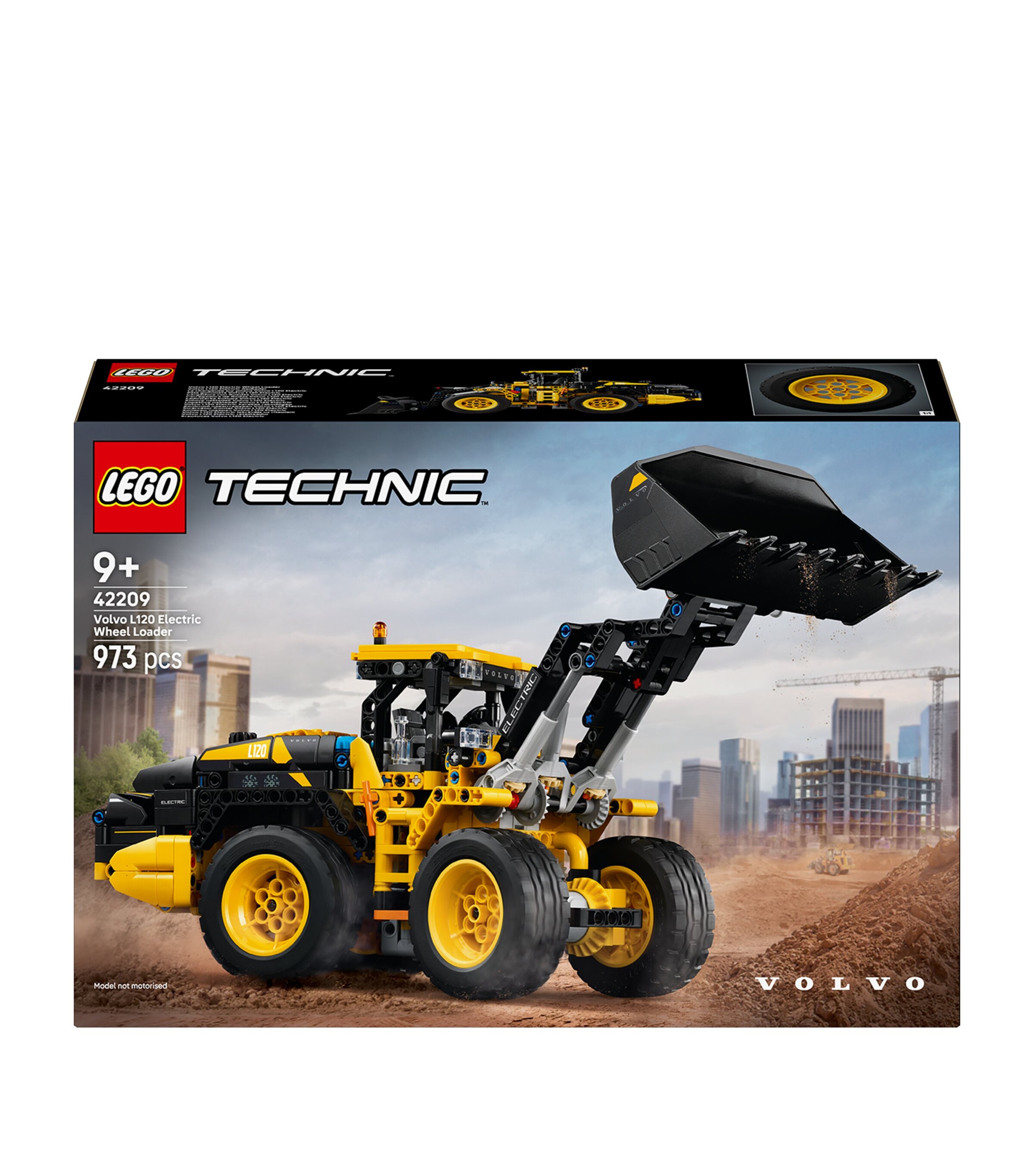 Lego Volvo L120 Electric Wheel Loader Set 42209 Image 3
