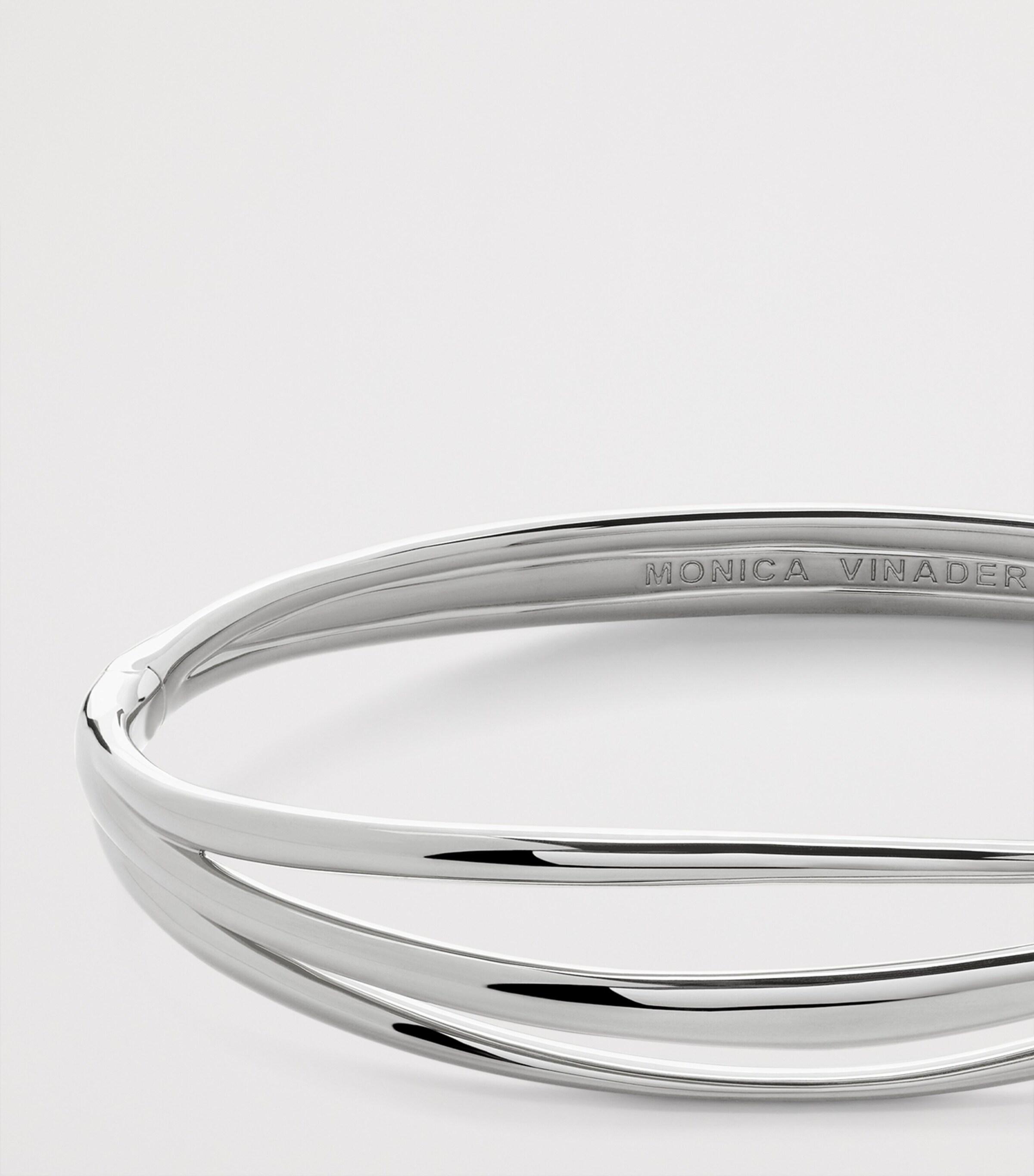 Monica Vinader Sterling Silver Nura Wrap Bangle Harrods KH