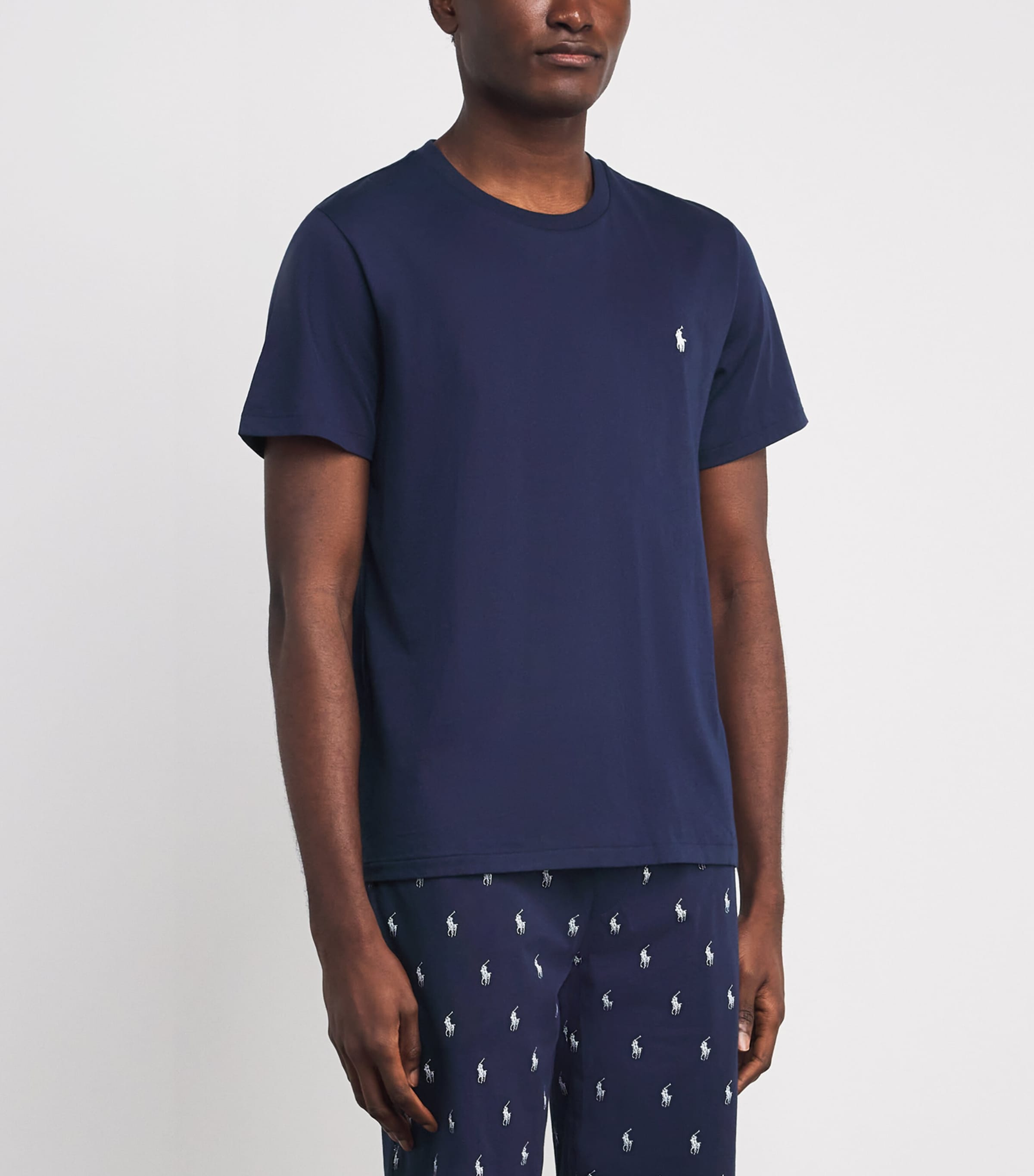 Cotton Pyjama Top CRUISE NAVY/WHITE PP Image 3