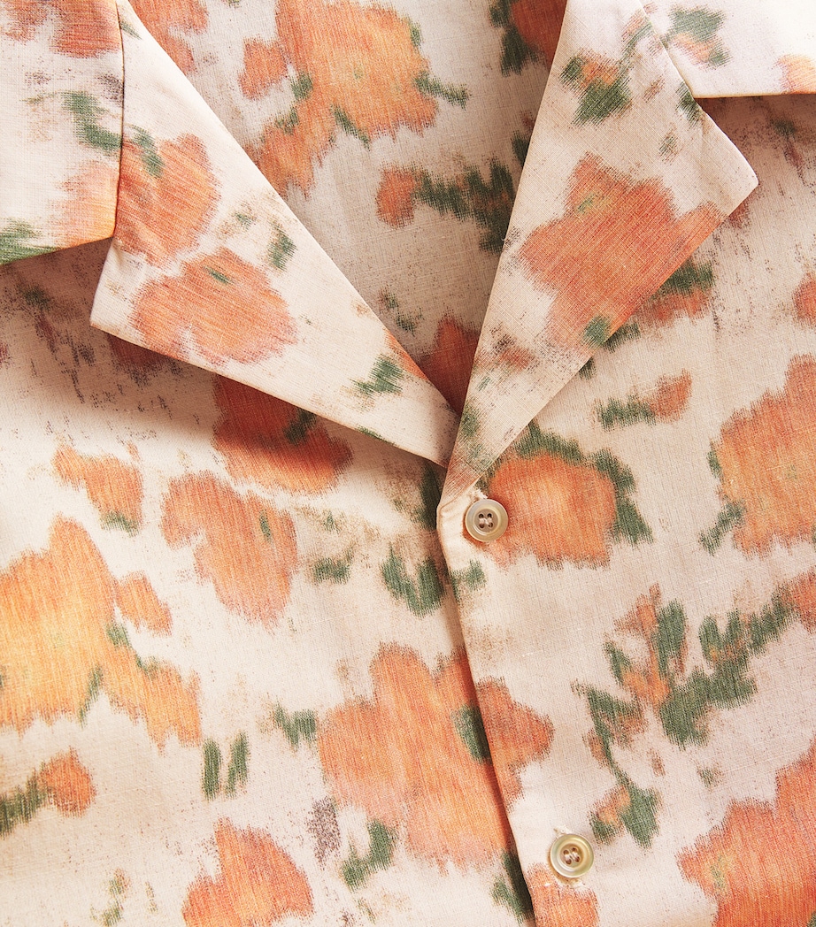 Floral Pino Short-Sleeve Shirt ORANGE ILLUSION Image 5