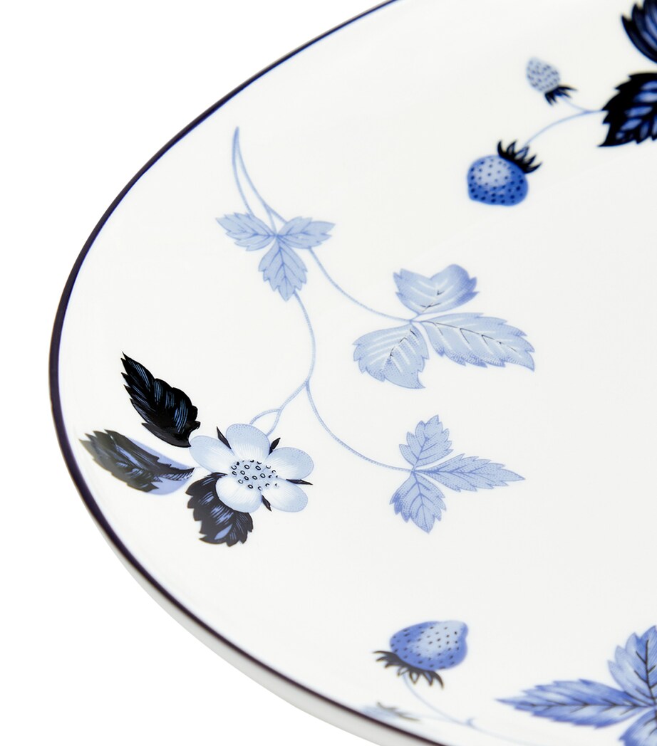 Wild Strawberry Inky Blue Oval Plate (30cm) MULTI Image 4