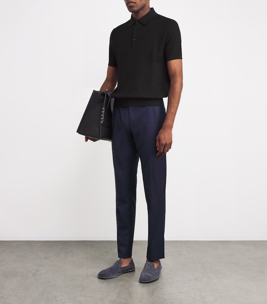 Cotton-Silk-Cashmere Polo Shirt 1000 Image 2