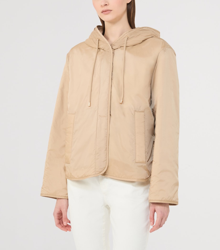 Weekend Max Mara Womens Water-Repellent Padded Jacket Beige Image 2