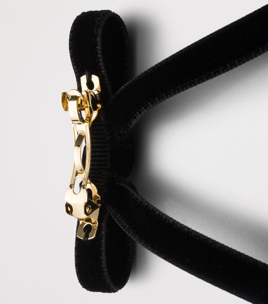 Velvet Bow Hair Clip F0002 Image 4