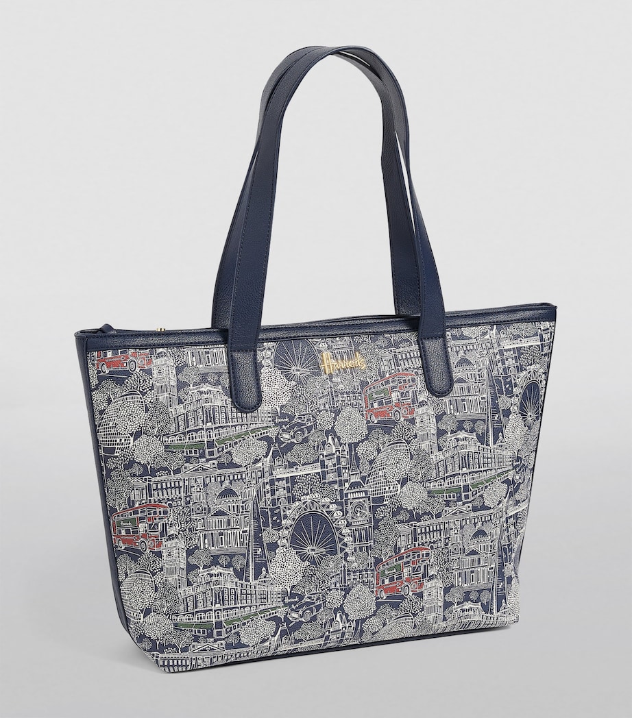 Harrods Landmarks Shoulder Bag Green Image 3