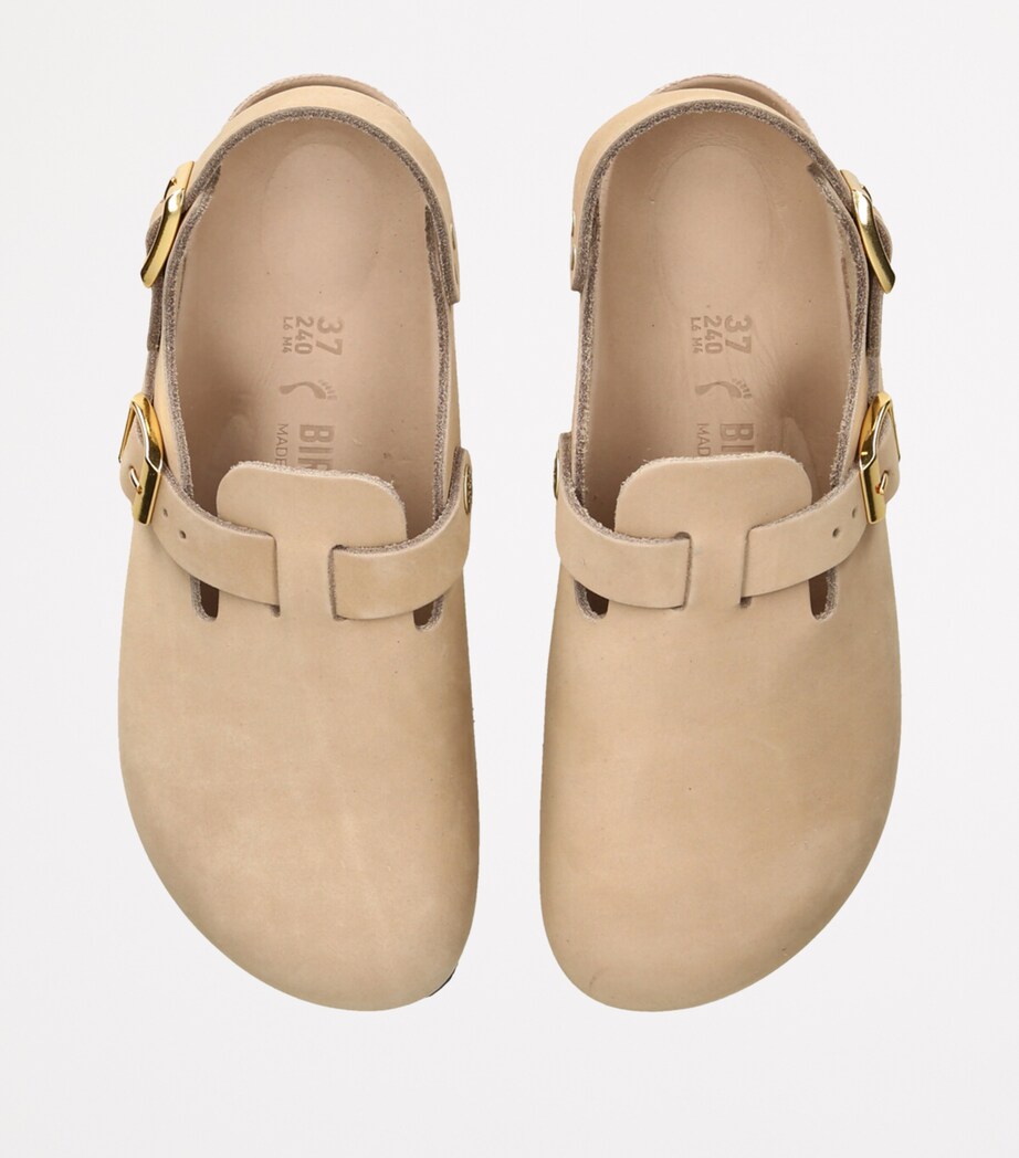 Birkenstock Suede Tokio Clogs Cream Image 4