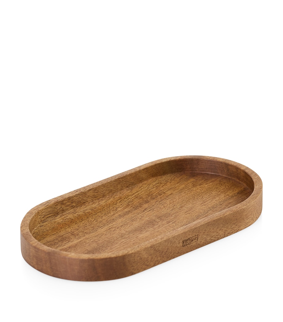 Acacia Wood Tray (17.5cm) MULTI Image 1