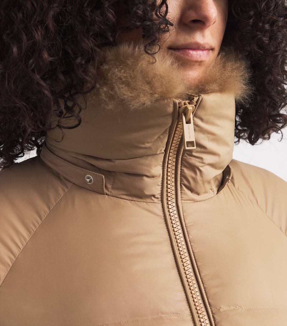 Down-Shearling Puffer Coat A2099 Image 7