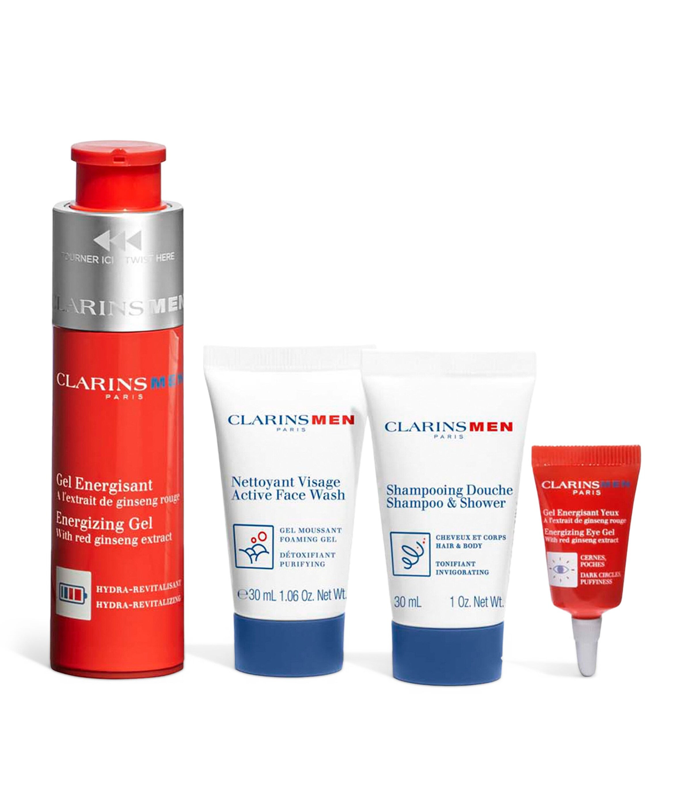 ClarinsMen Cleansing & Energizing Essentials Gift Set NO COLOUR Image 2