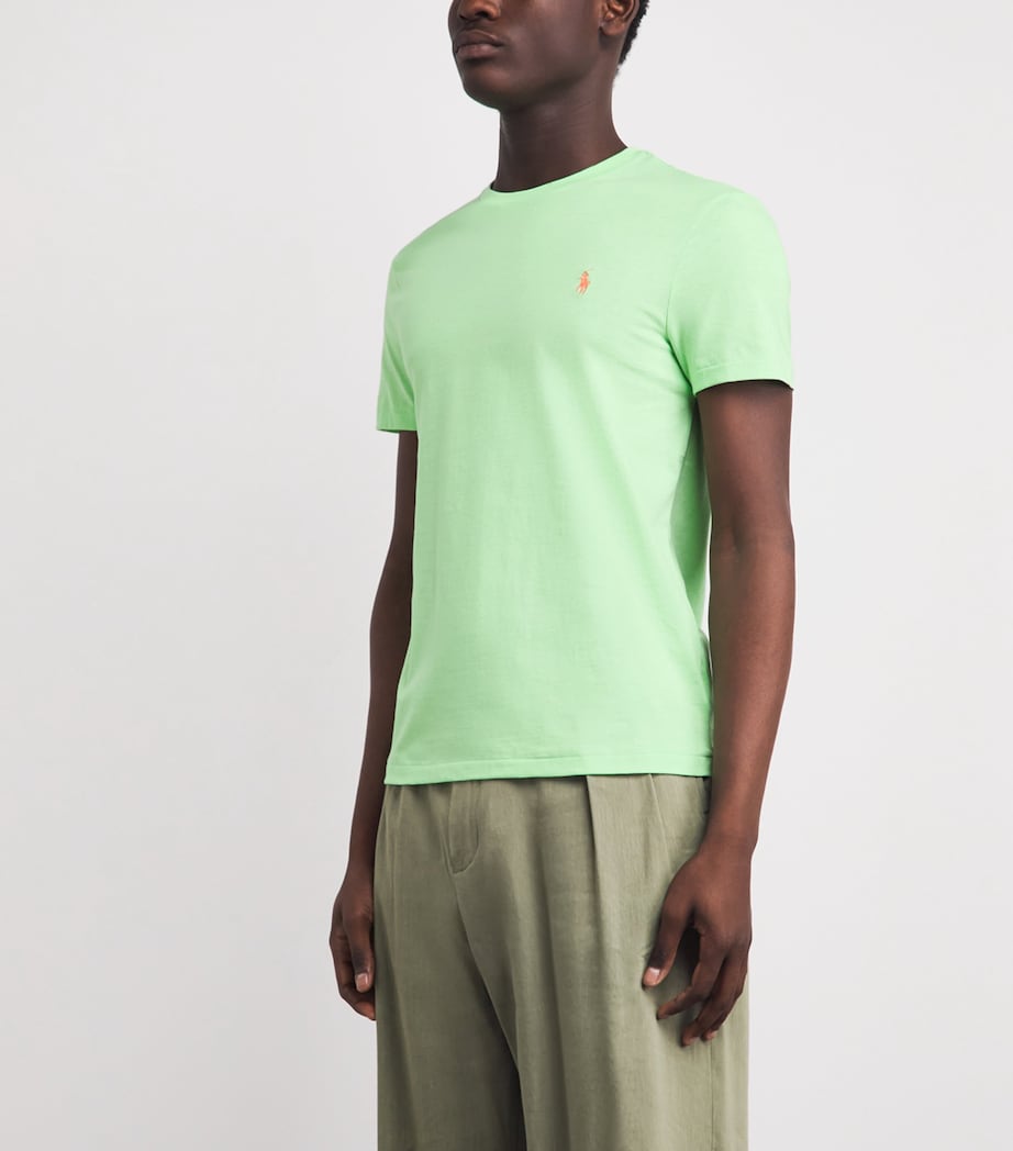 Polo Ralph Lauren Mens Cotton Custom Slim-Fit T-Shirt Cruise Image 4