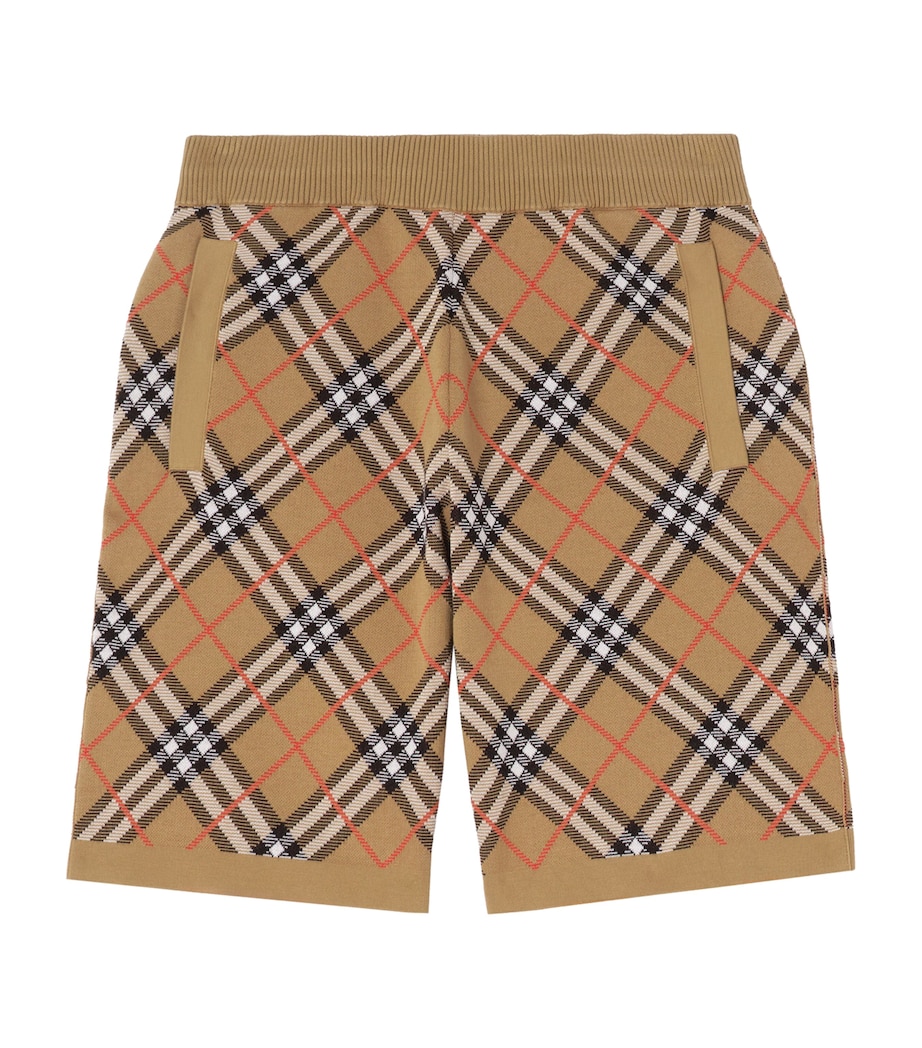 Burberry Mens Check Shorts Sand Ip Check Image 1