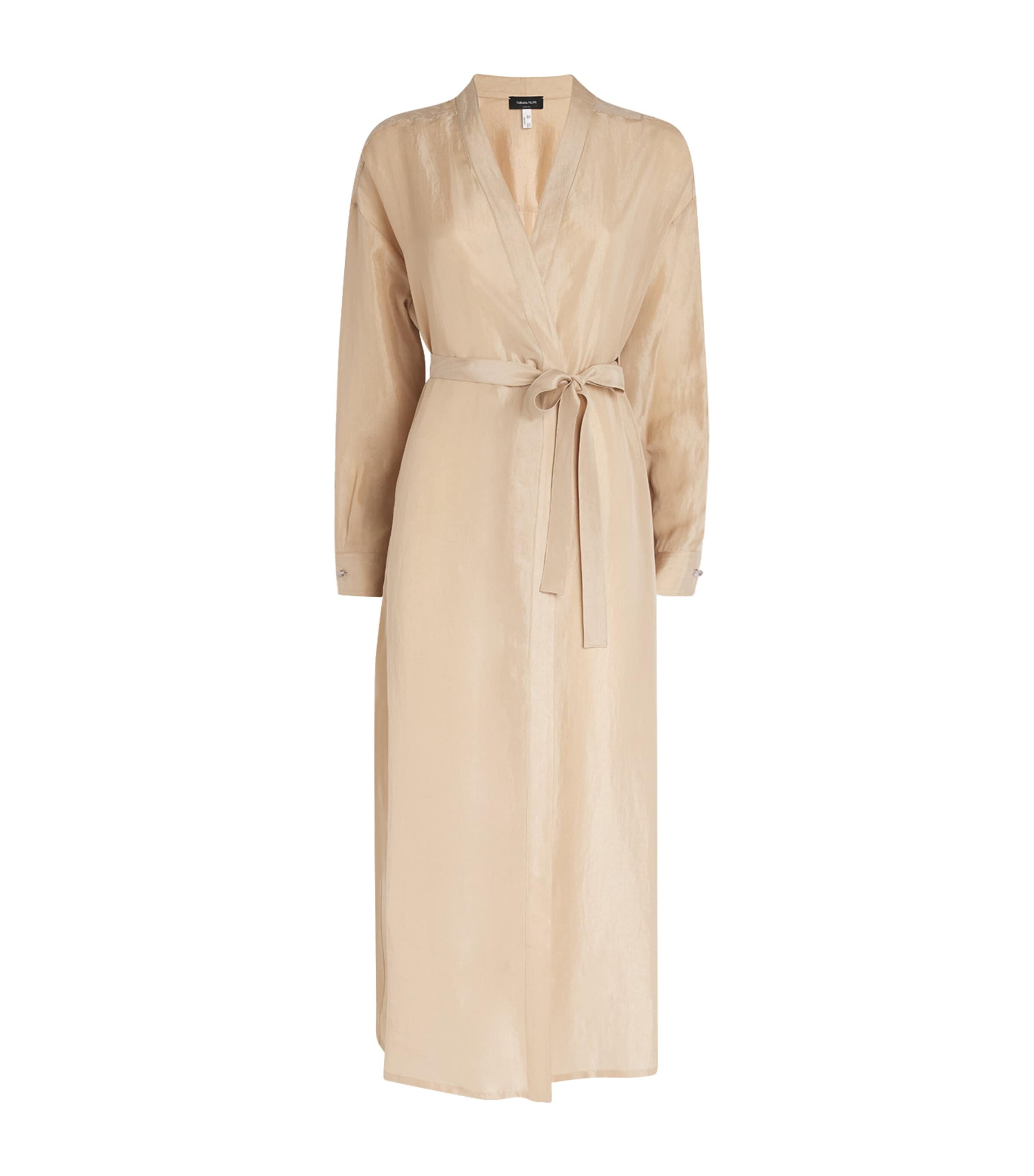 Fabiana Filippi Womens Wrap-Front Maxi Dress Acero Image 1
