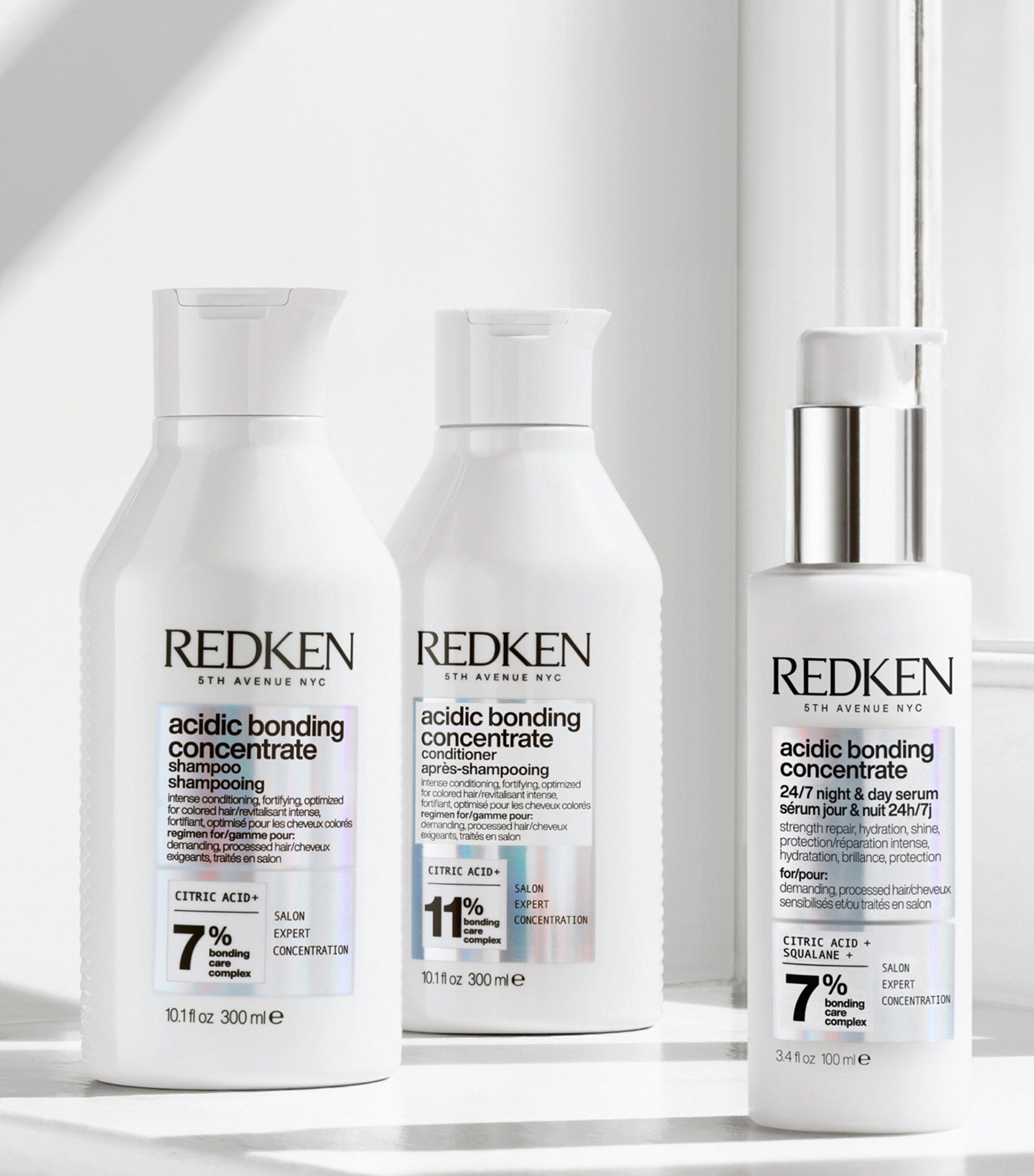 Redken Acidic Bonding Concentrate 24/7 Night & Day Strength Repair Hair Serum (45ml) Image 10