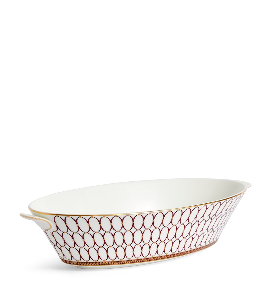 Renaissance Gold Oval Platter (28cm) RED Image 3