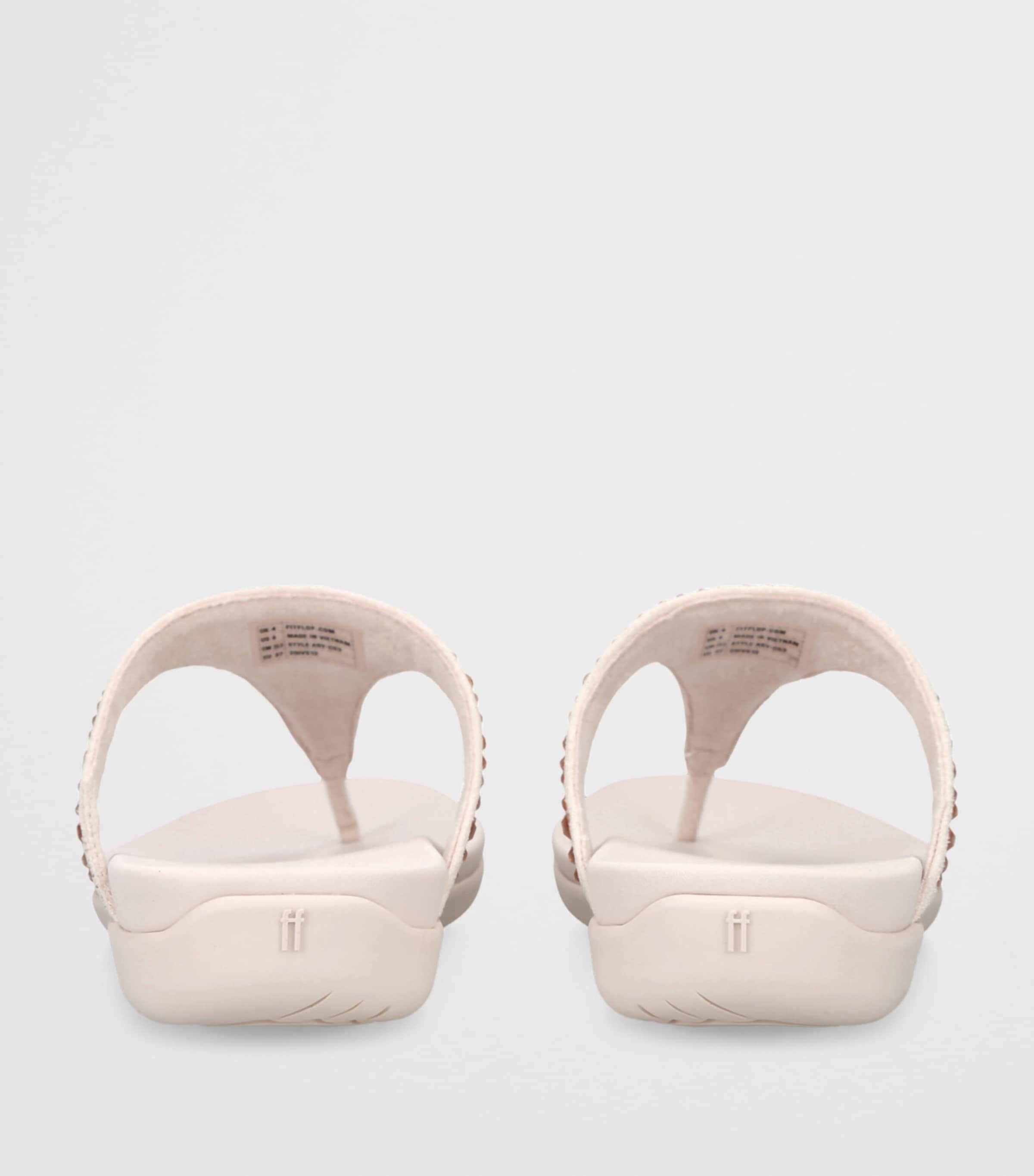 FitFlop Solay Crystal Flip Flops Pale Pink Image 2
