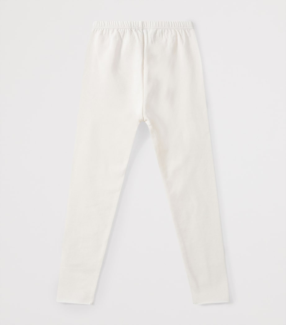 Cotton-Blend Leggings (10-12 Years) BLANC LAIT Image 2