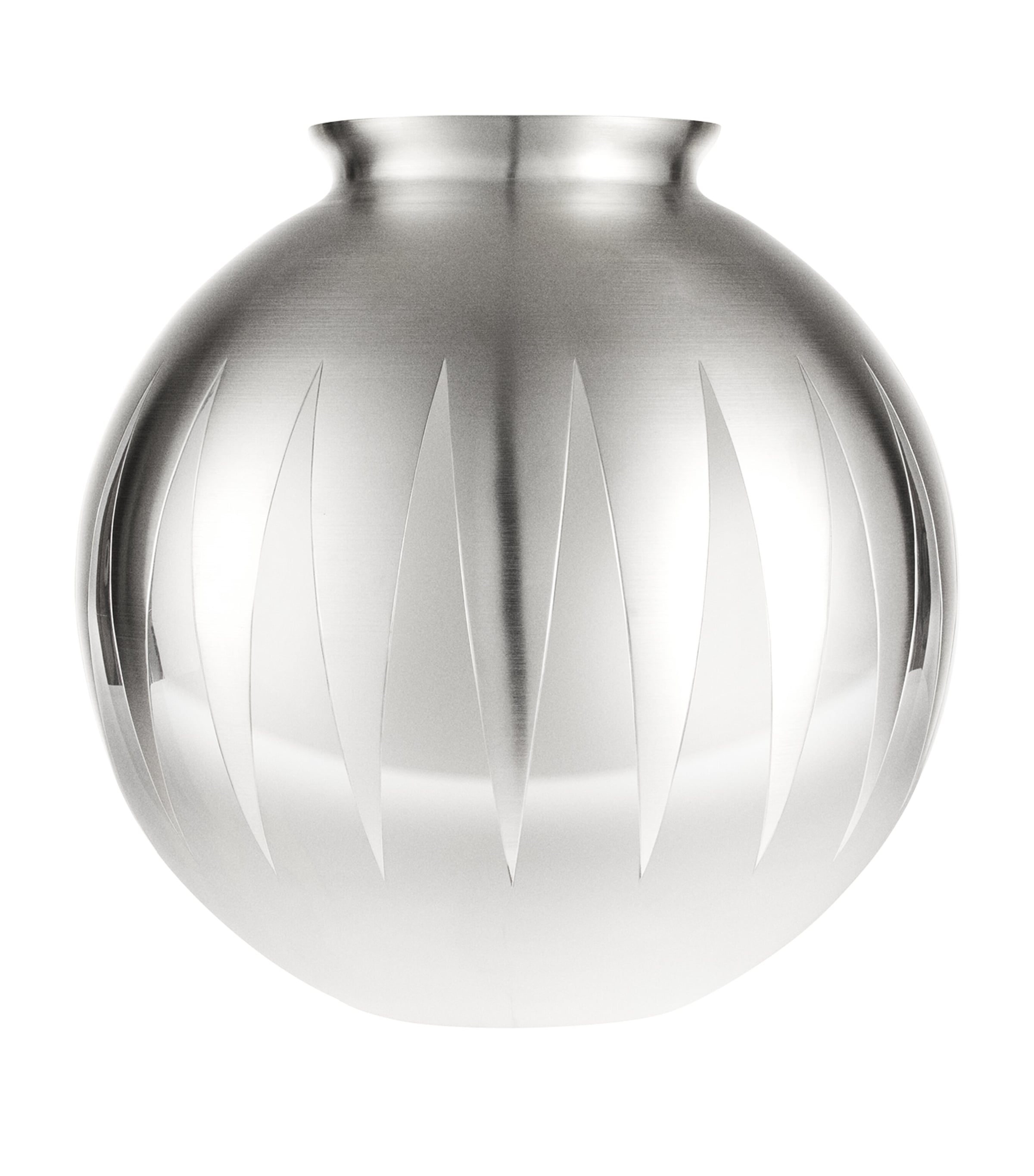 Christofle Sterling Silver Dents-de-Loup Vase (33cm) Silver Image 1