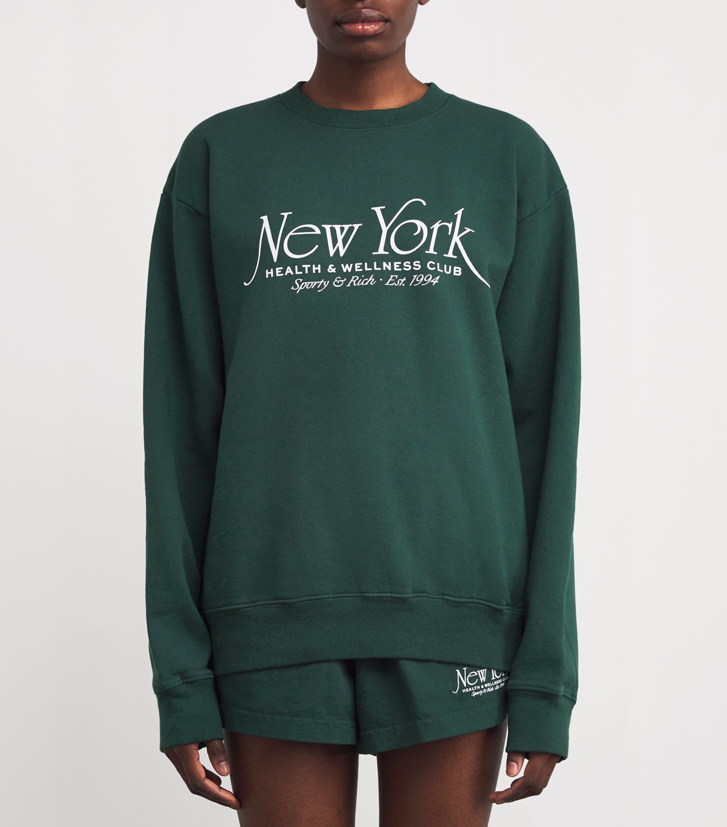 Sporty & Rich Cotton NY 94 Sweatshirt | Harrods US