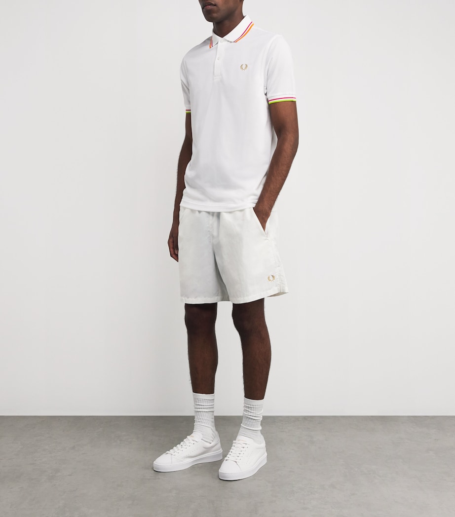 Taslan Tennis Shorts 100-WHITE Image 2