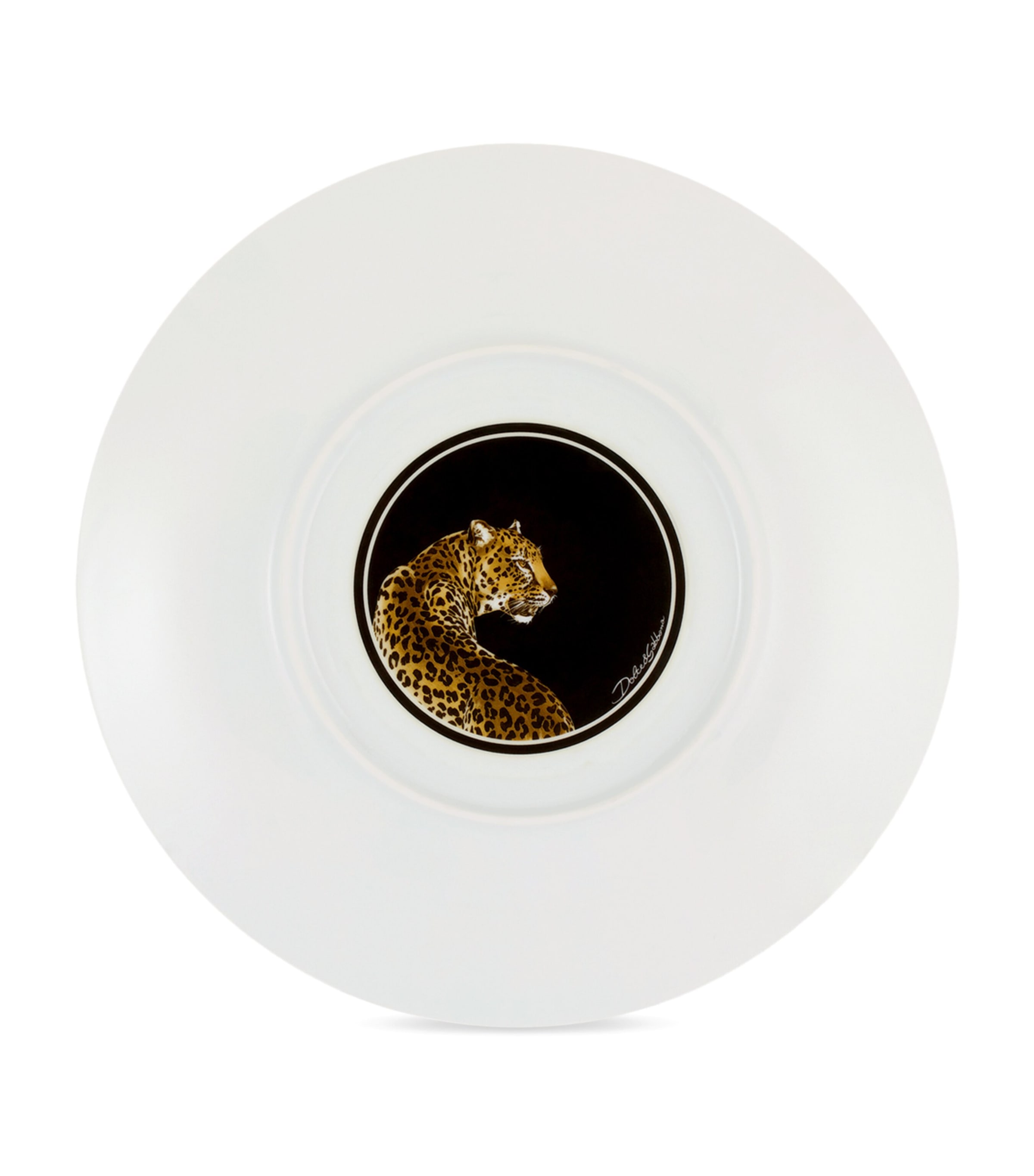 Set of 2 Leopard Soup Plates (20cm) UL005 LEOPARDO F DO Image 4