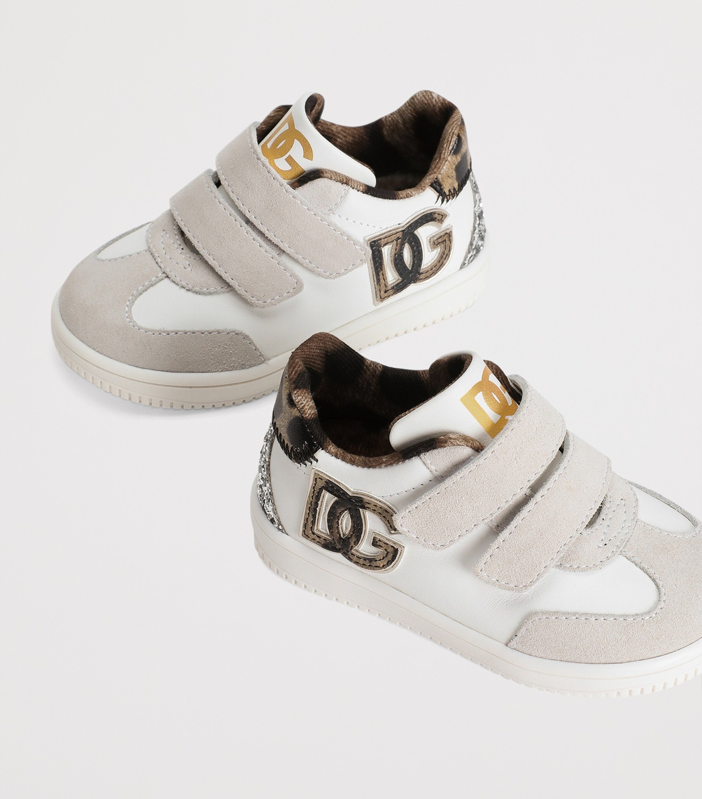 Dolce&Gabbana Kids Embellished DG Sneakers Image 4