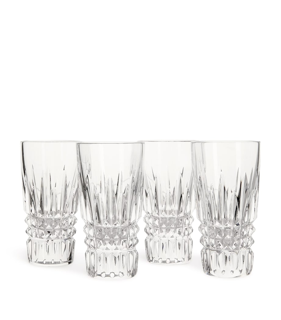 Set of 4 Lismore Diamond Shot Glasses (300ml) CLEAR Image 1