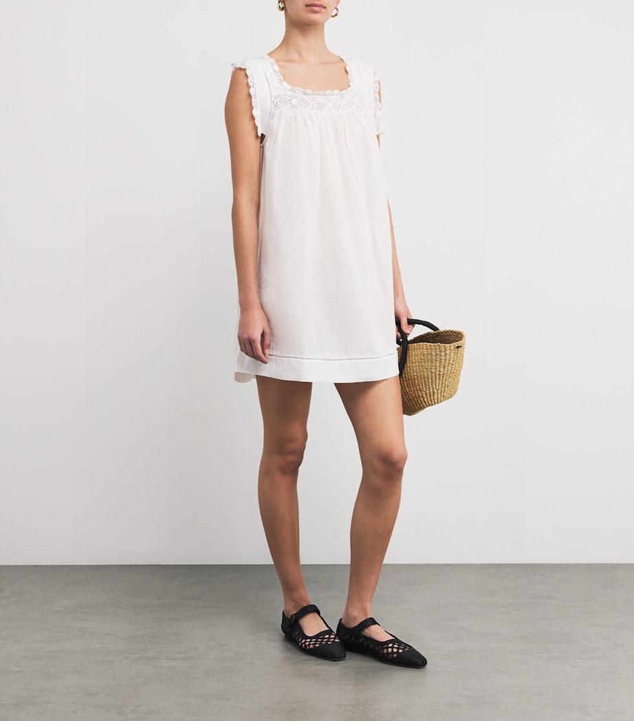 Organic Cotton Almadia Mini Dress SALT Image 2