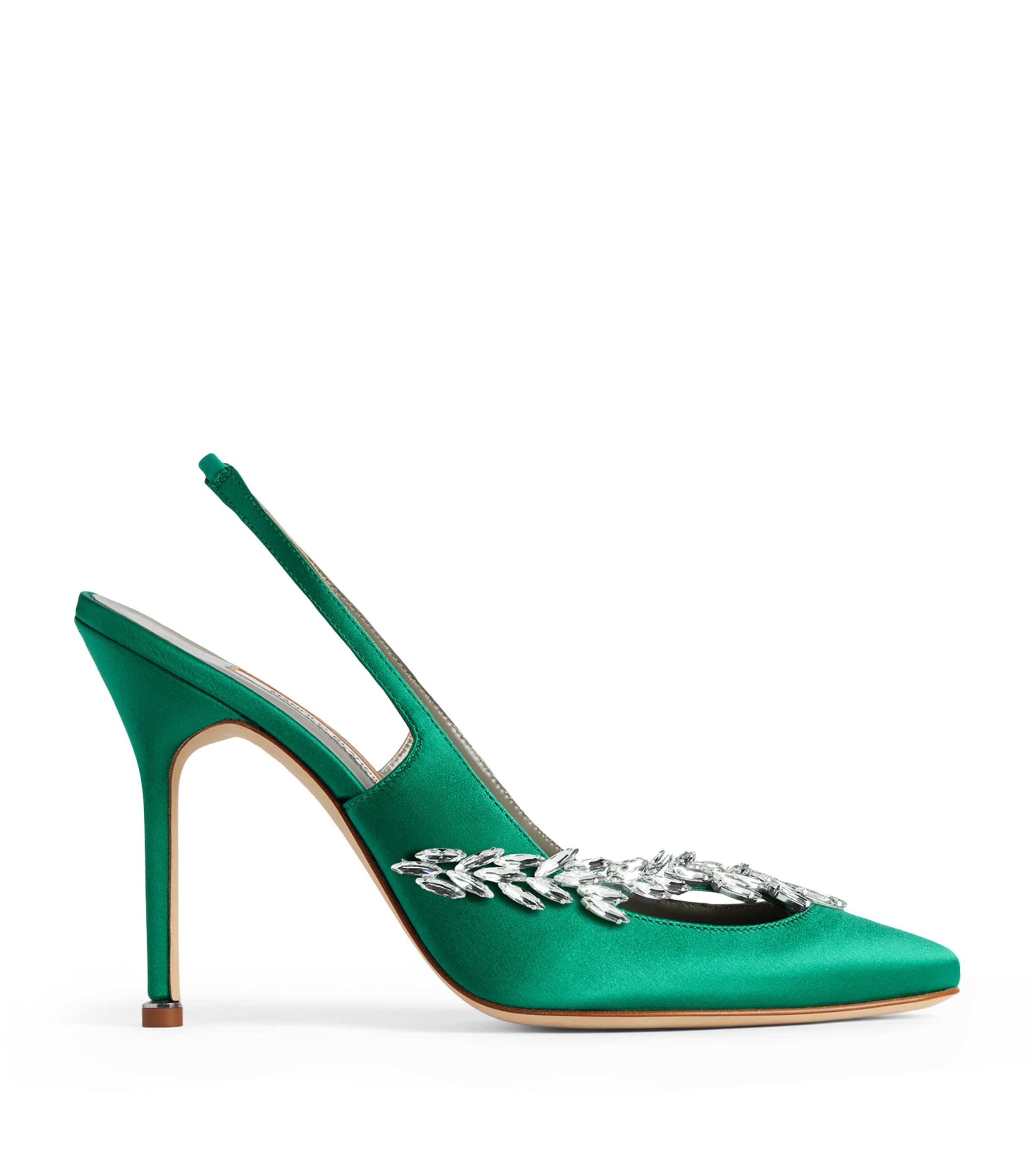 Balenciaga x Manolo Blahnik Embellished Slingback Heels 105 Image 1