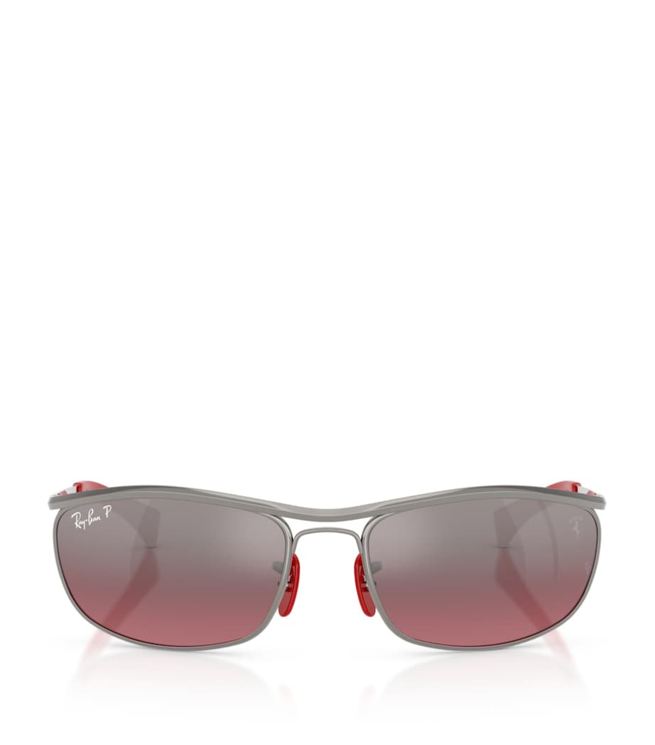 Ray-Ban Scuderia Ferrari Collection Oval Sunglasses Grey Image 1