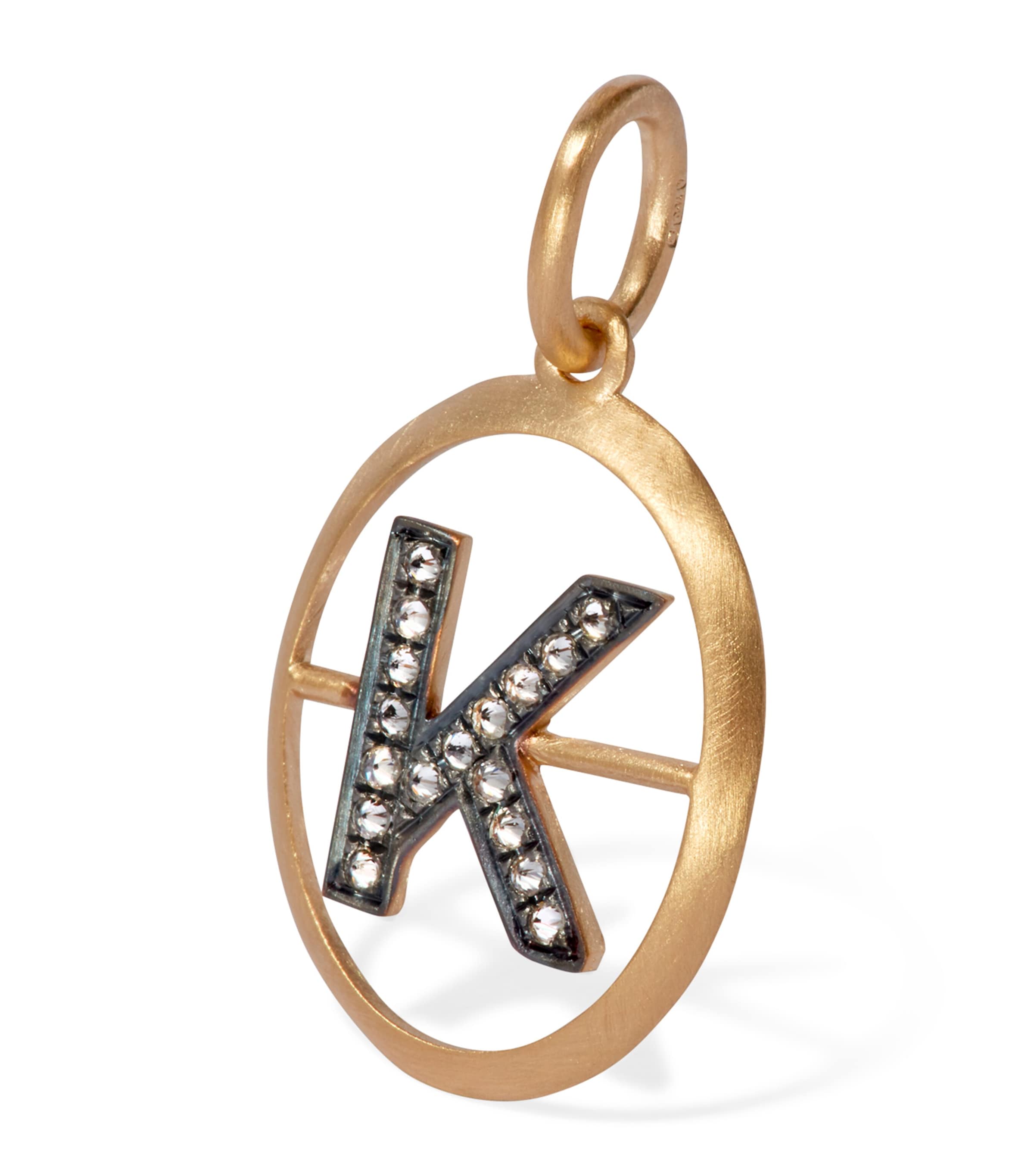Annoushka Yellow Gold And Diamond K Pendant In Gold
