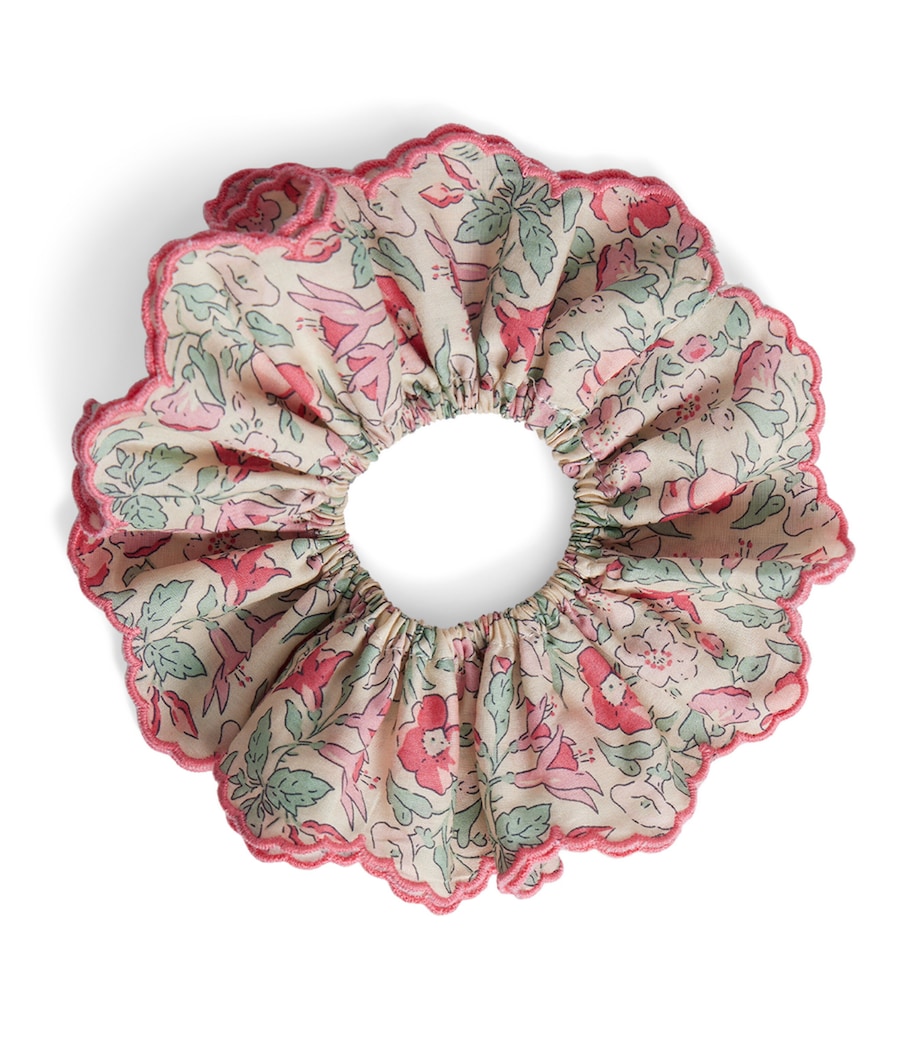 Bonpoint Cotton Lilium Scrunchie Fl Framboise Image 1