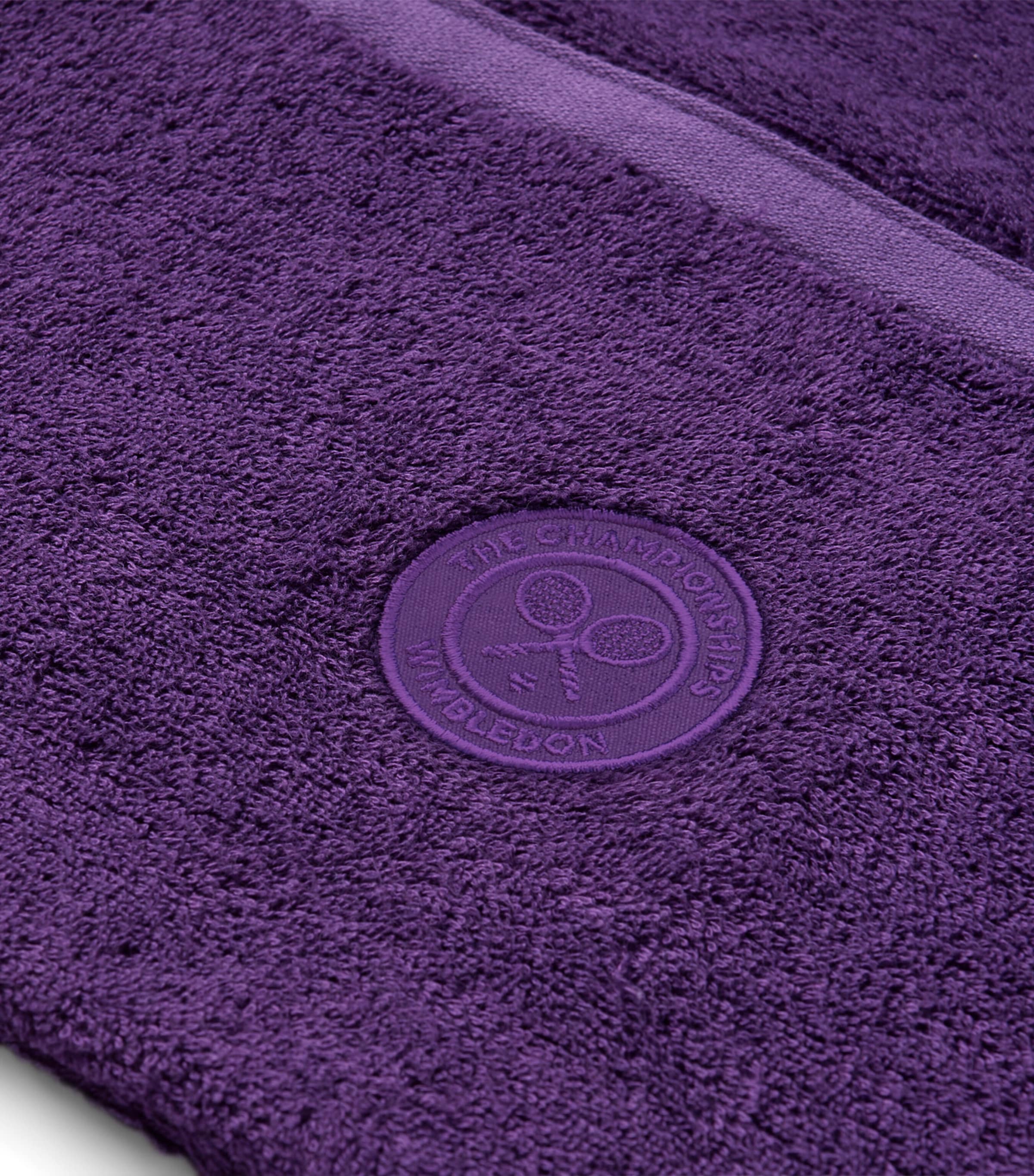 Christy x Wimbledon Logo Gym Towel (40cm x 120cm) Purple Image 3